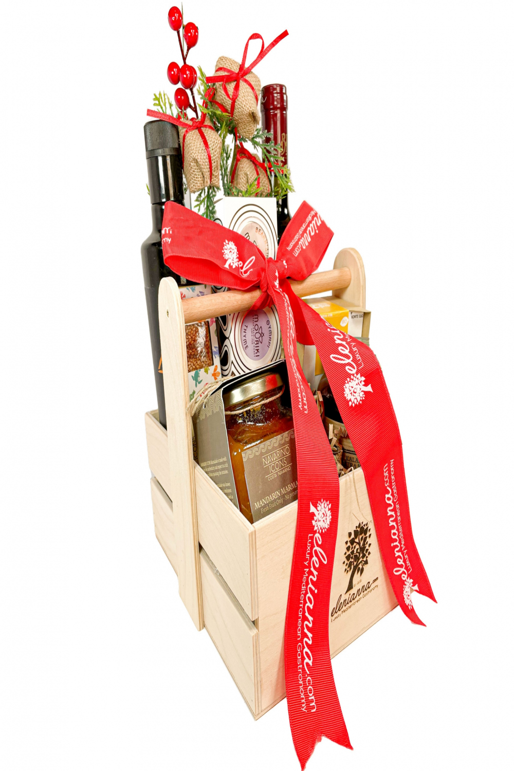 A Sample of Greece Christmas Gift Basket