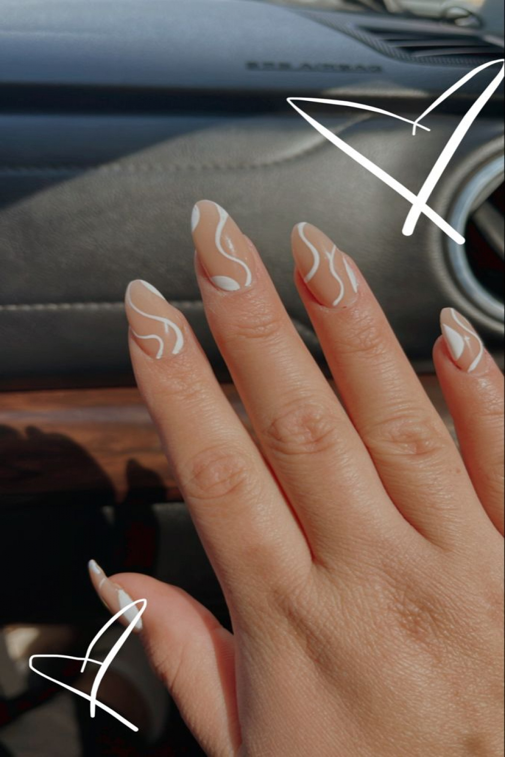 Almond nails in   Homecoming nails acrylic, Cute almond nails