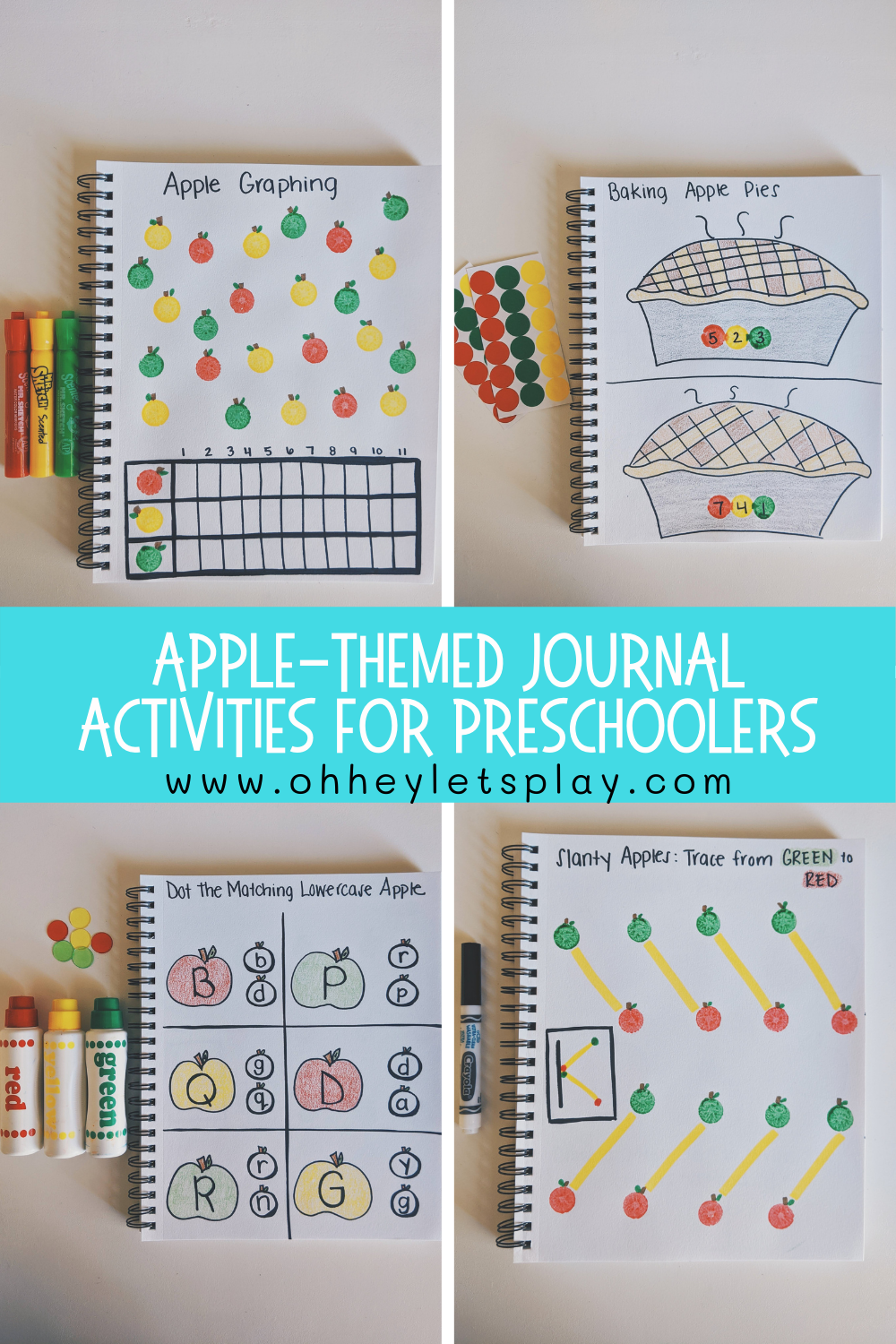 Apple-Themed Journal Activities for Preschoolers — Oh Hey Let