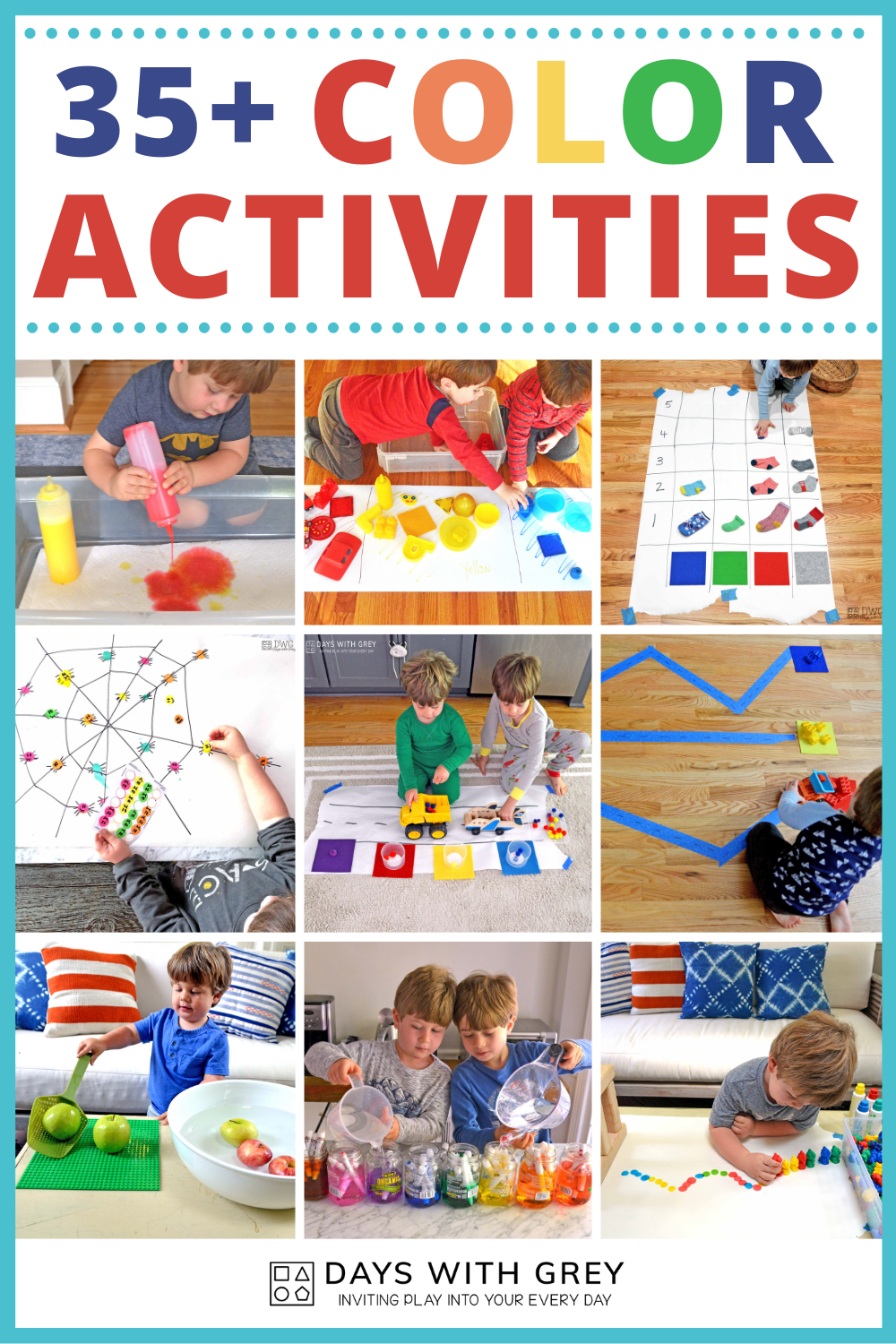 + Brilliant Color Activities - Days With Grey