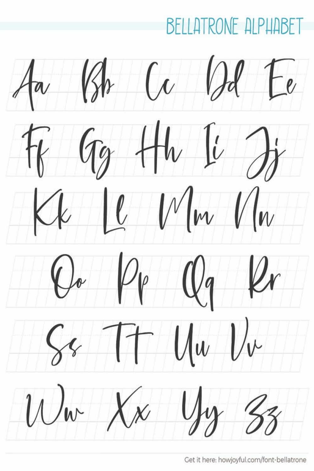 Calligraphy alphabets: What are lettering styles? + FREE WORKSHEETS