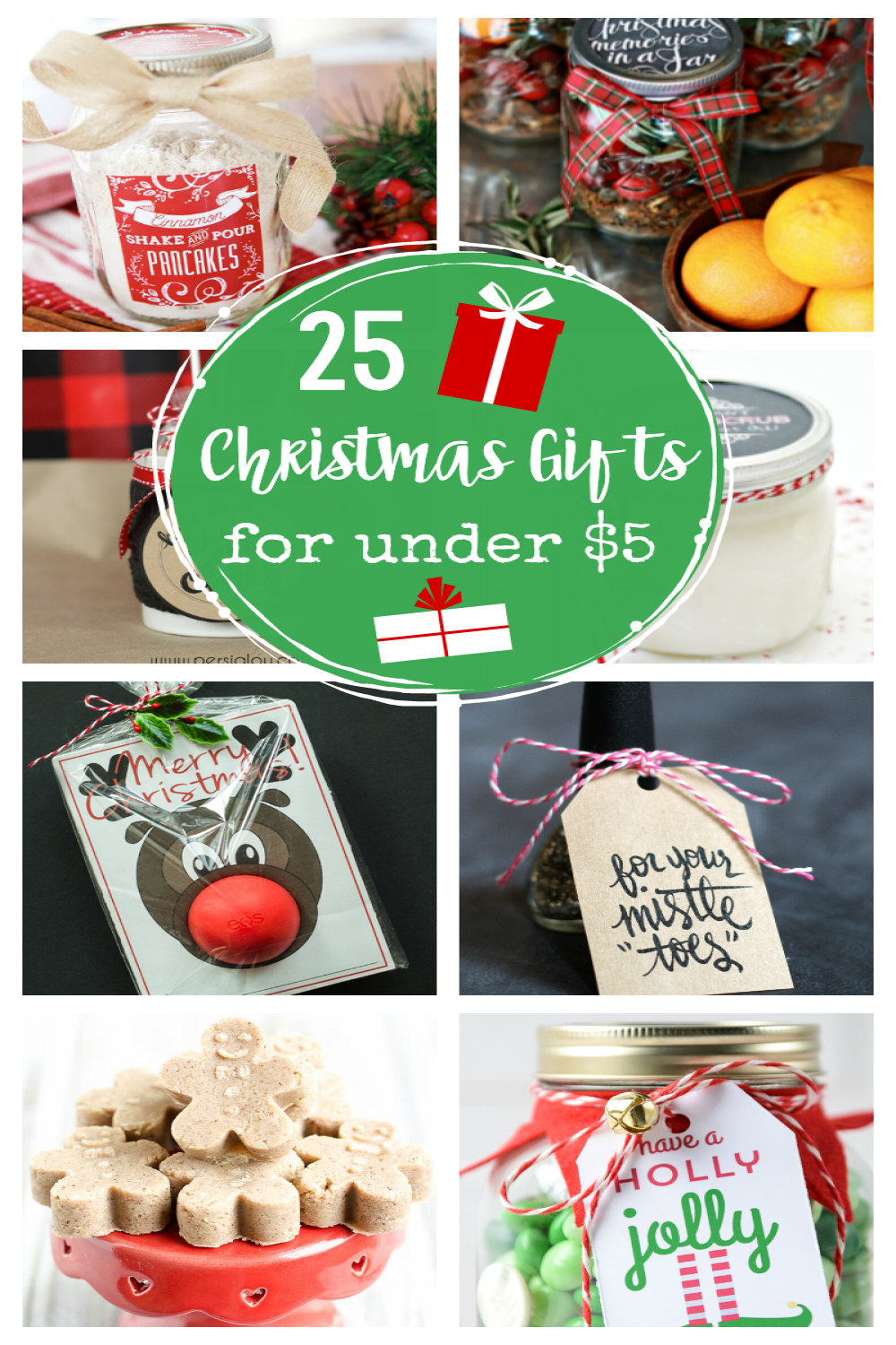 Cheap Gifts for Christmas-Under $ - Crazy Little Projects