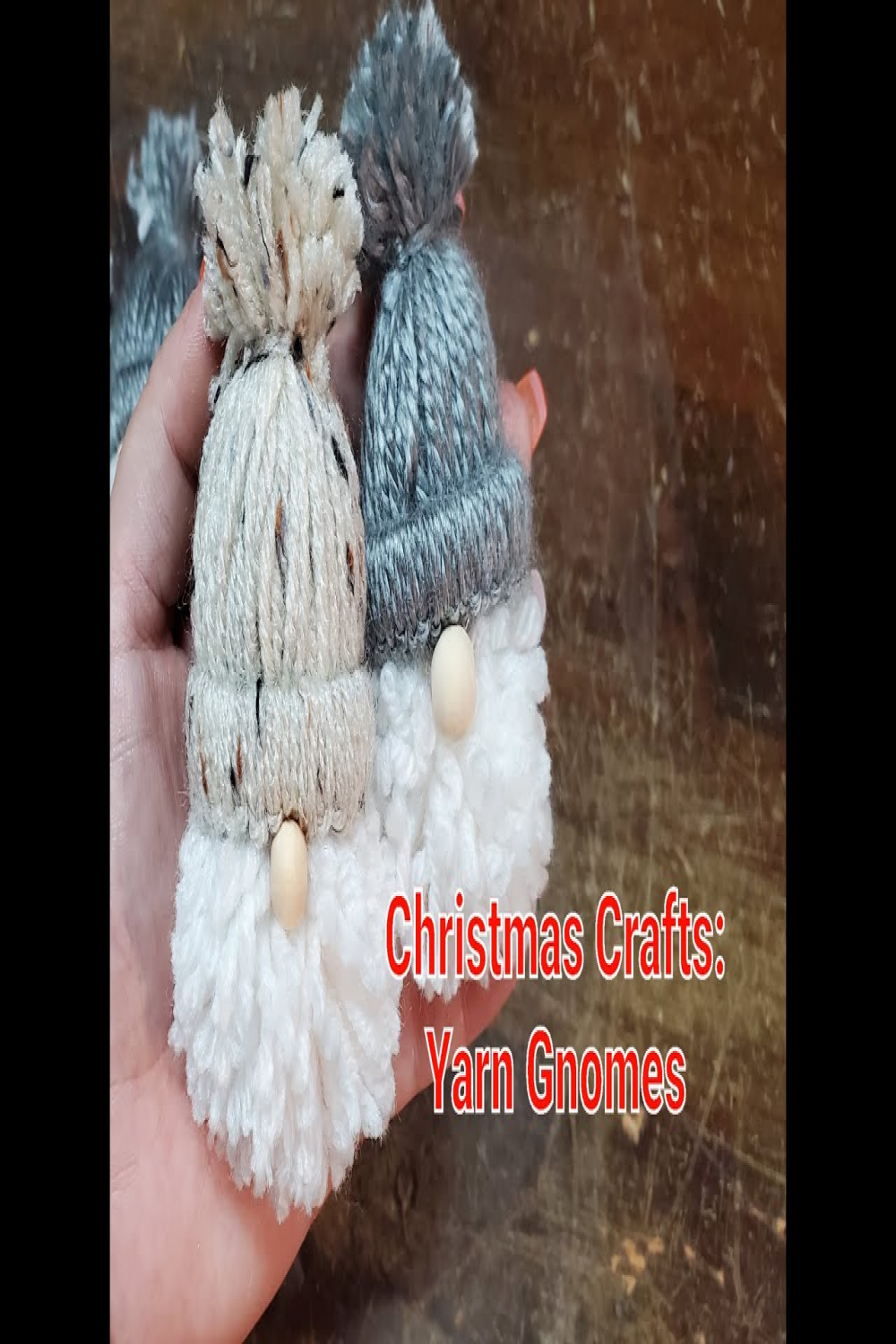 Christmas Crafts: DIY Yarn Gnomes