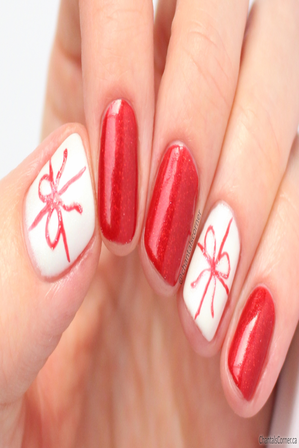 Christmas Gifts Nail Art with Looky  Rudolph - Chantal