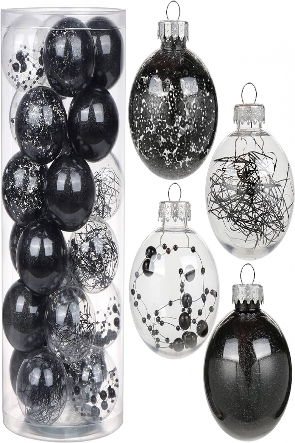 Christmas Ornaments Ball Christmas Tree Decorations Set Shatterproof Kleine  Christmas Balls Ornaments with Hanging Loop for Holiday Party Wreath Xmas