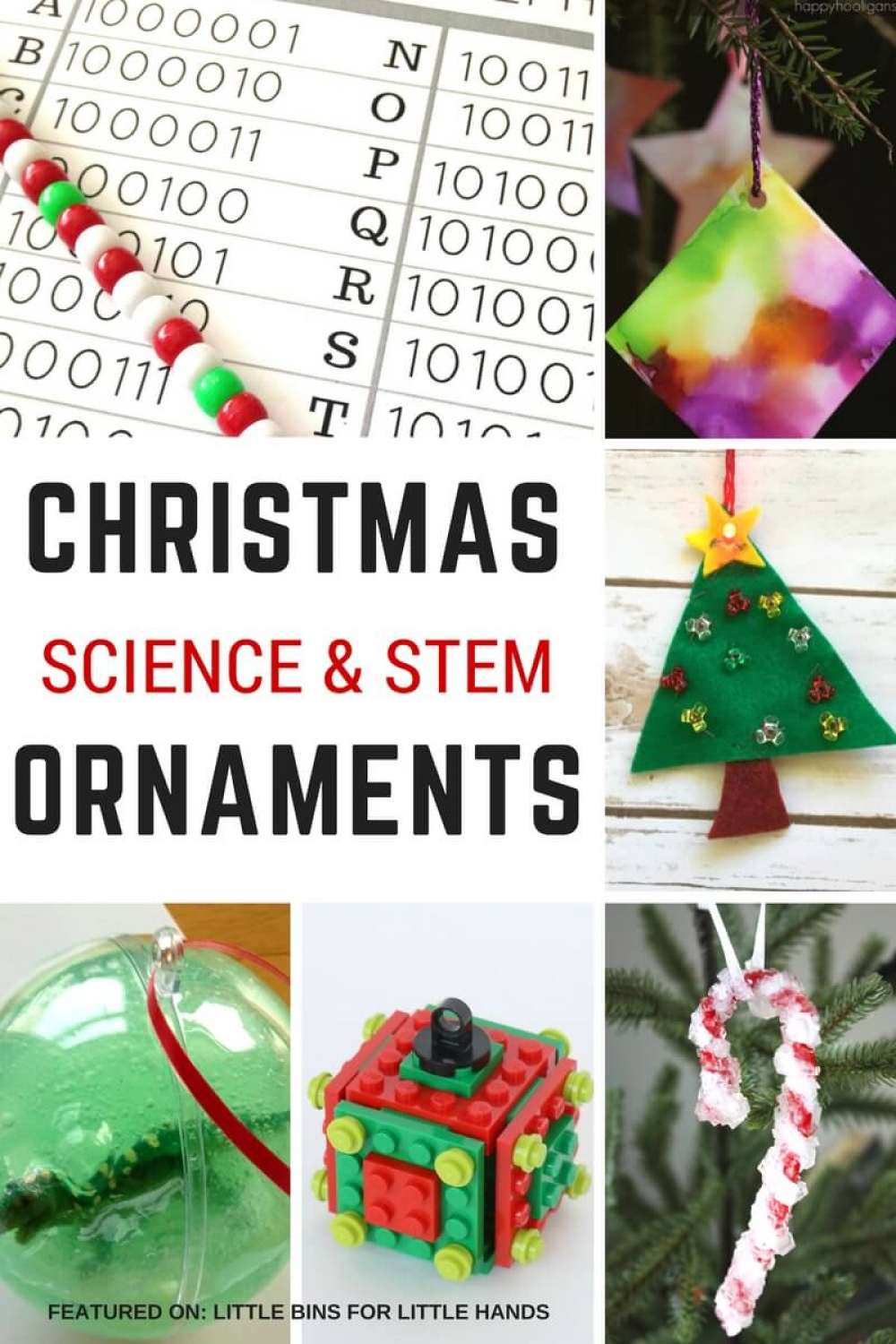 Christmas Science Ornaments - Little Bins for Little Hands