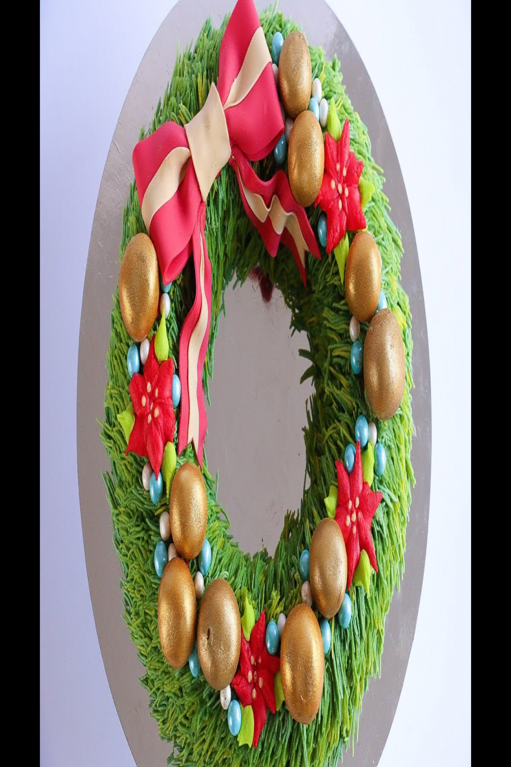 Christmas Wreath Cake Tutorial- Rosie