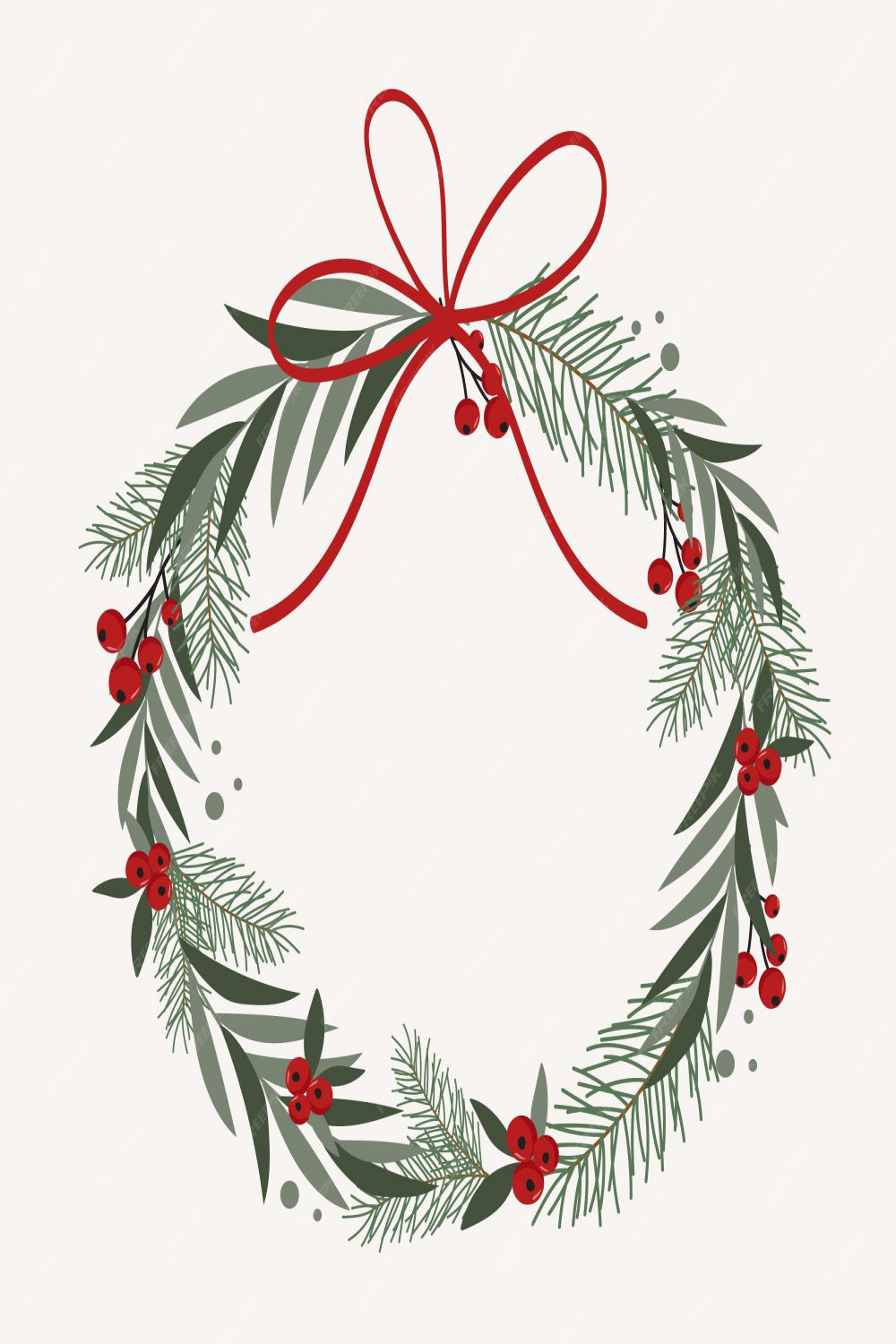 Christmas Wreath Svg Images - Free Download on Freepik