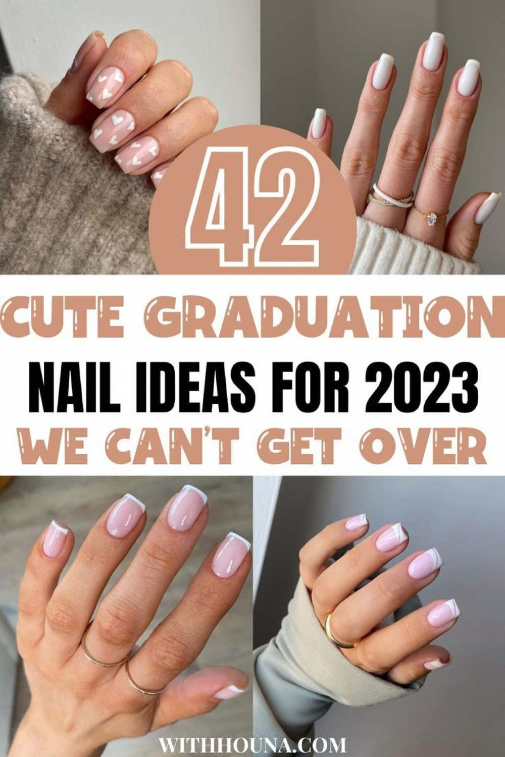 Classy Graduation Nail Designs to Upgrade your Graduation Look