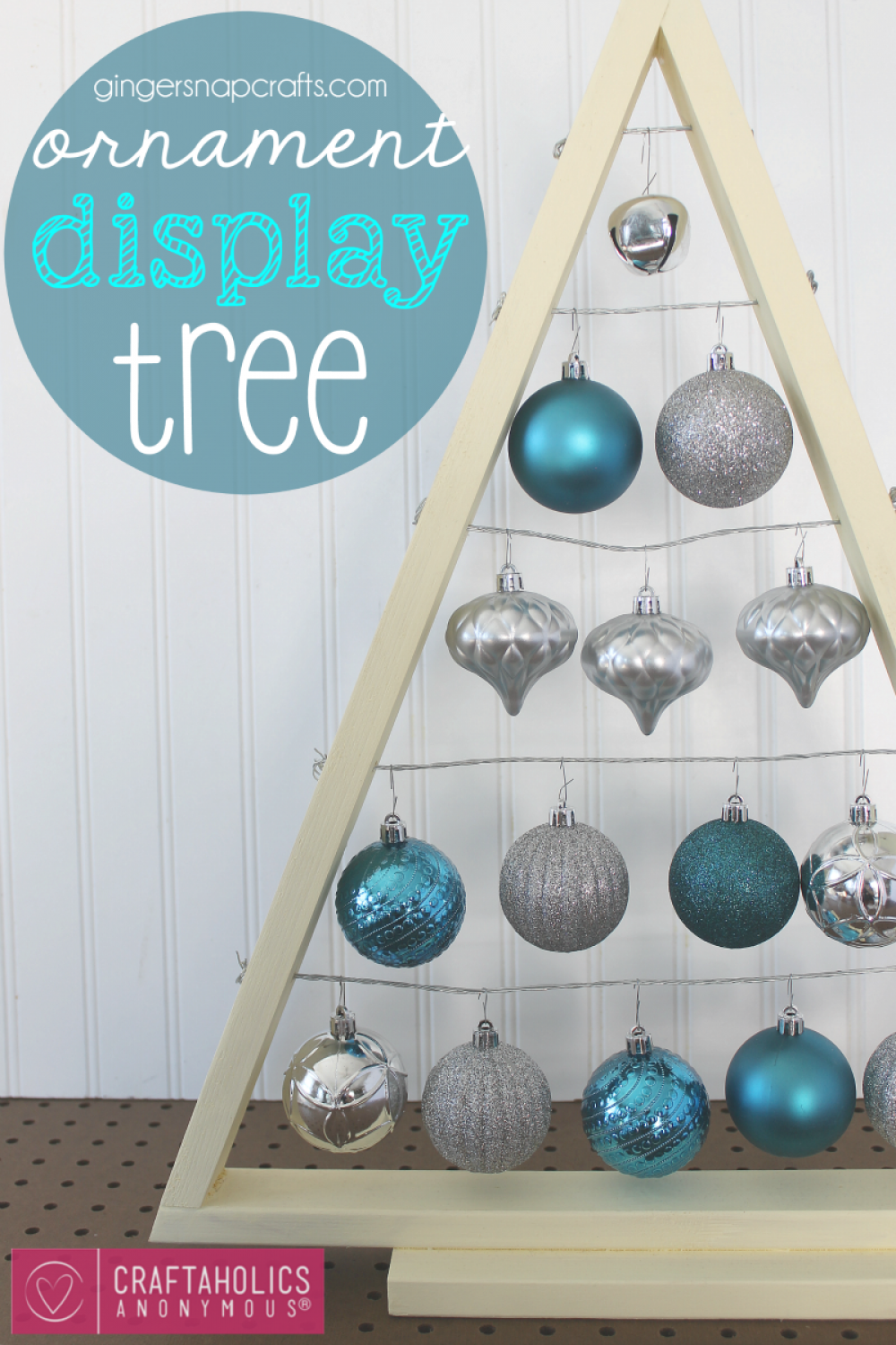 Craftaholics Anonymous®  DIY Ornament Display Tree Tutorial