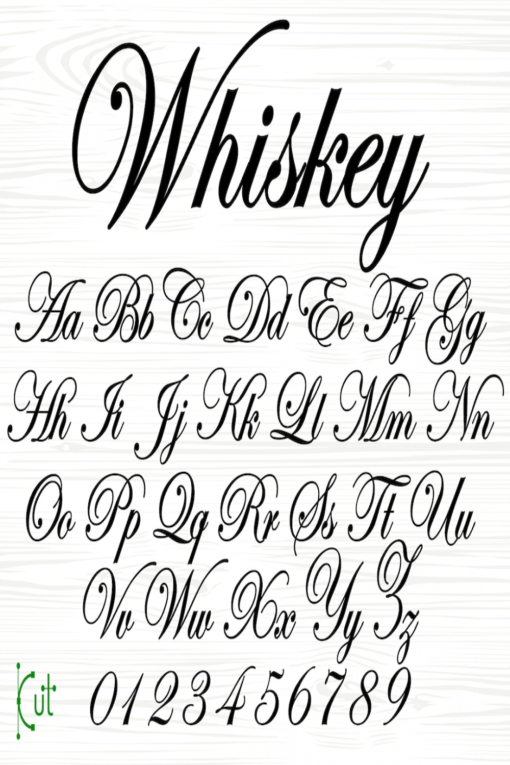 Cursive Whisky Schrift Kursive Schrift Kursive Buchstaben SVG - Etsy