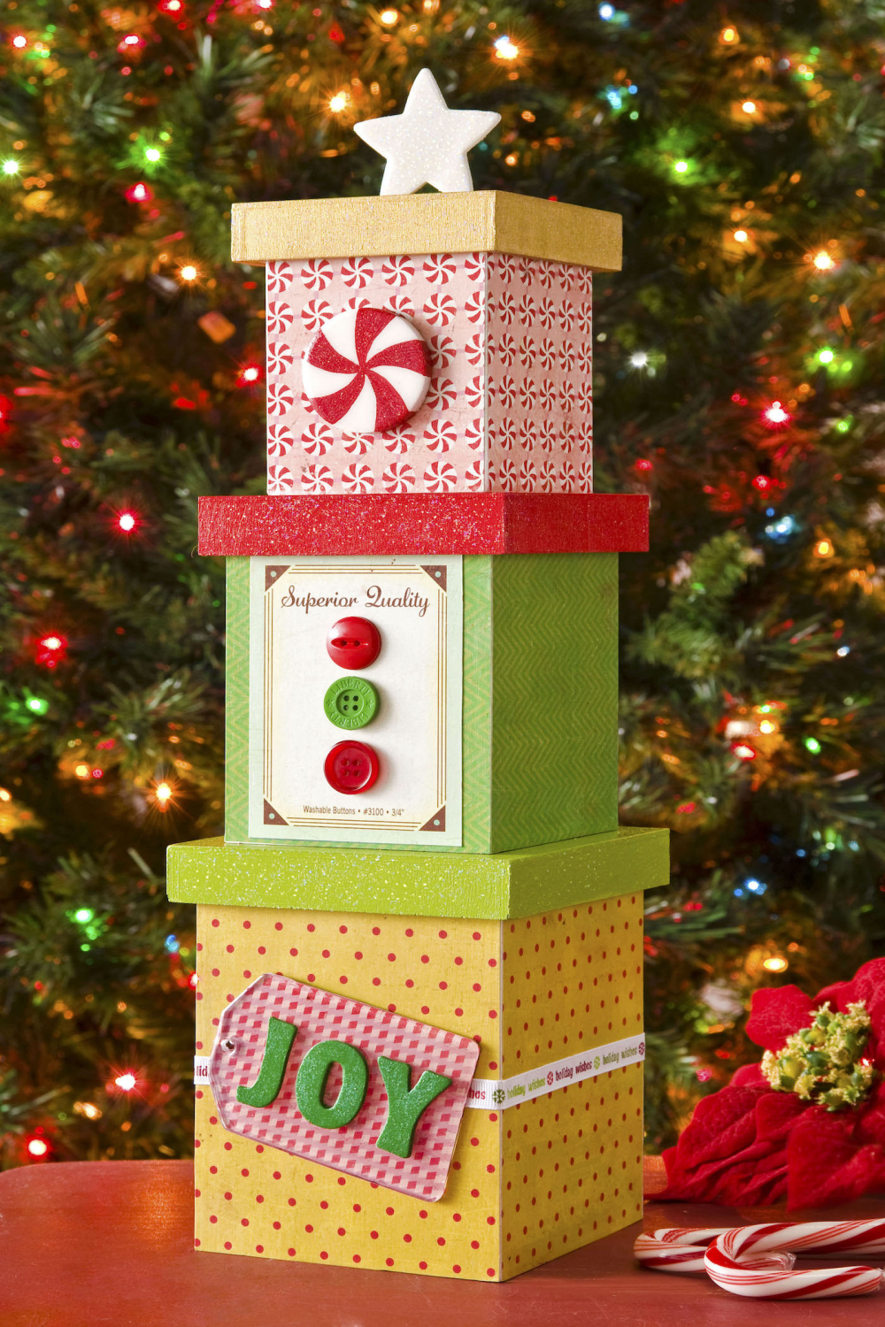 Decorative Christmas Boxes For Your Home - Mod Podge Rocks