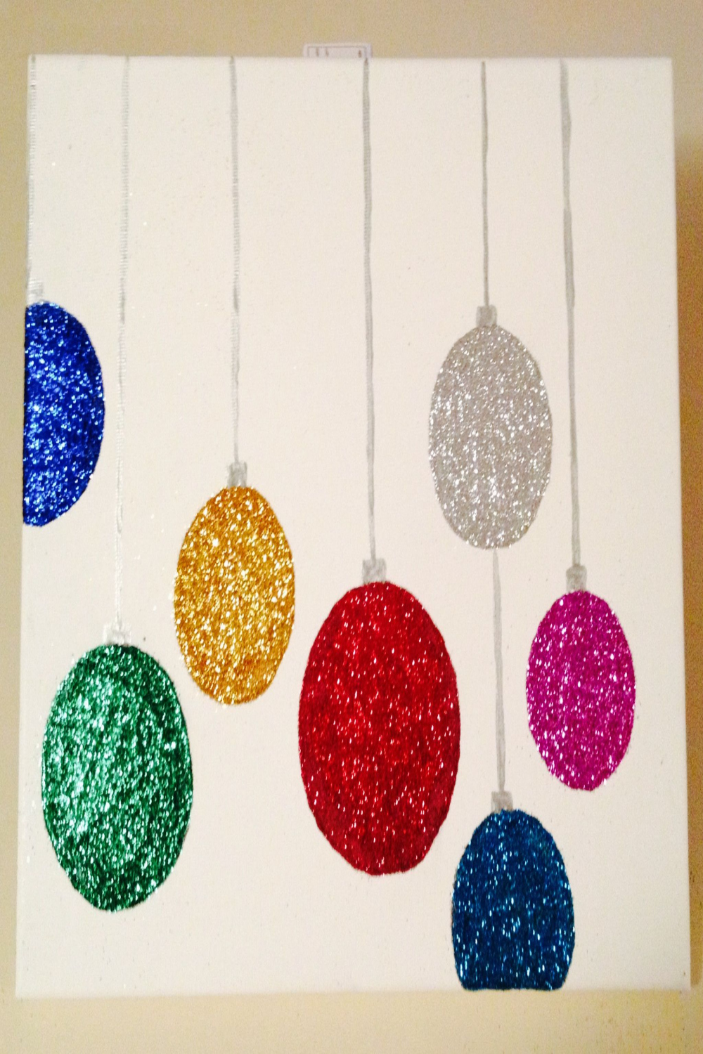 ❤️🙈🙉🙊❤️  Diy christmas paintings, Diy christmas canvas