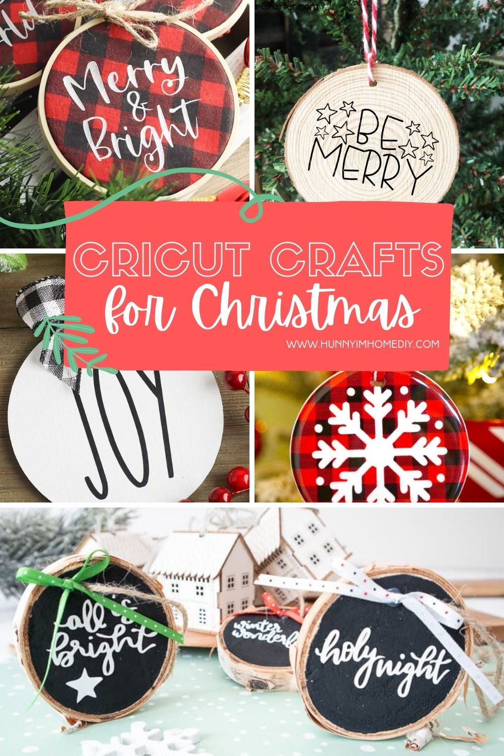 + DIY Cricut Christmas Ornaments with Free SVG Cut Files