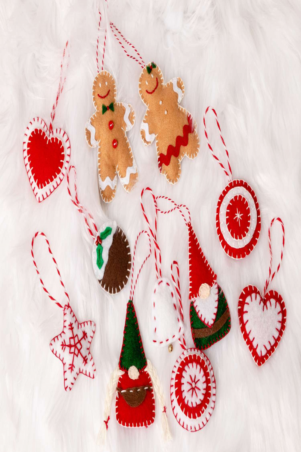 DIY Festive Felt Christmas Ornaments