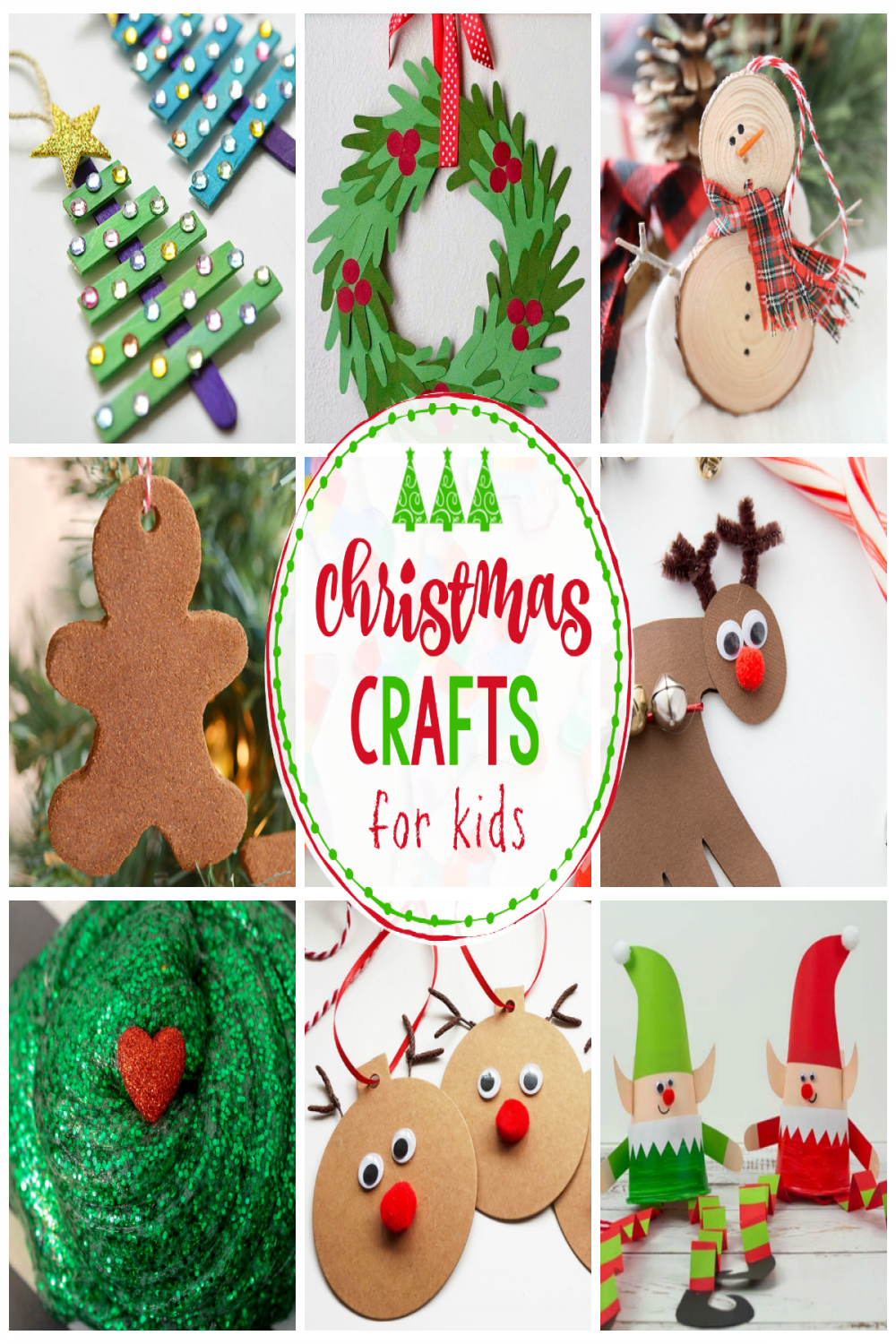 Easy Christmas Crafts for Kids - Crazy Little Projects