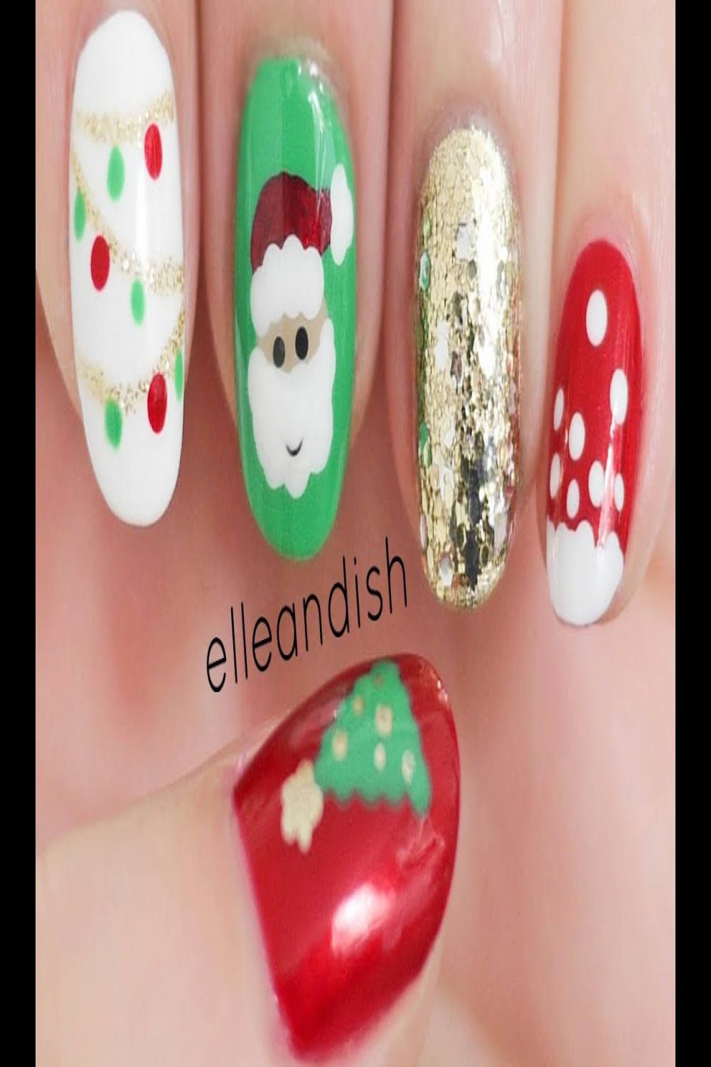 ☃ Easy Christmas Nails (Freehand) ☃