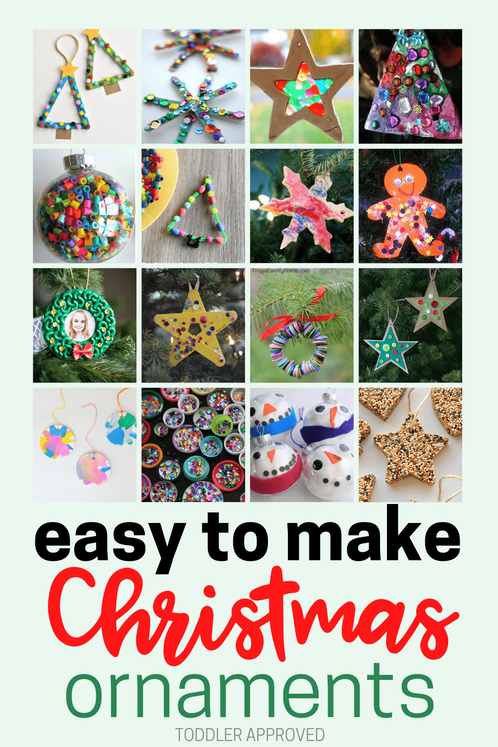 Easy Christmas Ornaments for Toddlers - Toddler Approved