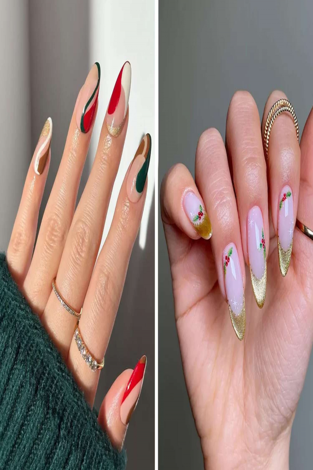 Elegant Christmas Nail Designs for Celebrating This Season