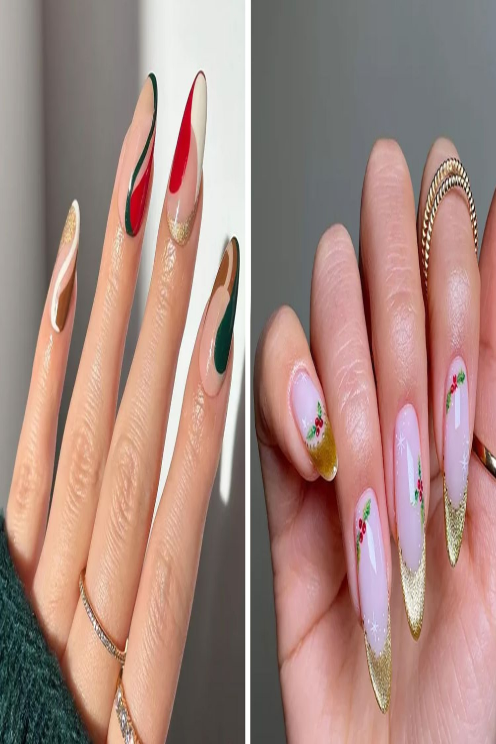 Elegant Christmas Nail Designs for Celebrating This Season