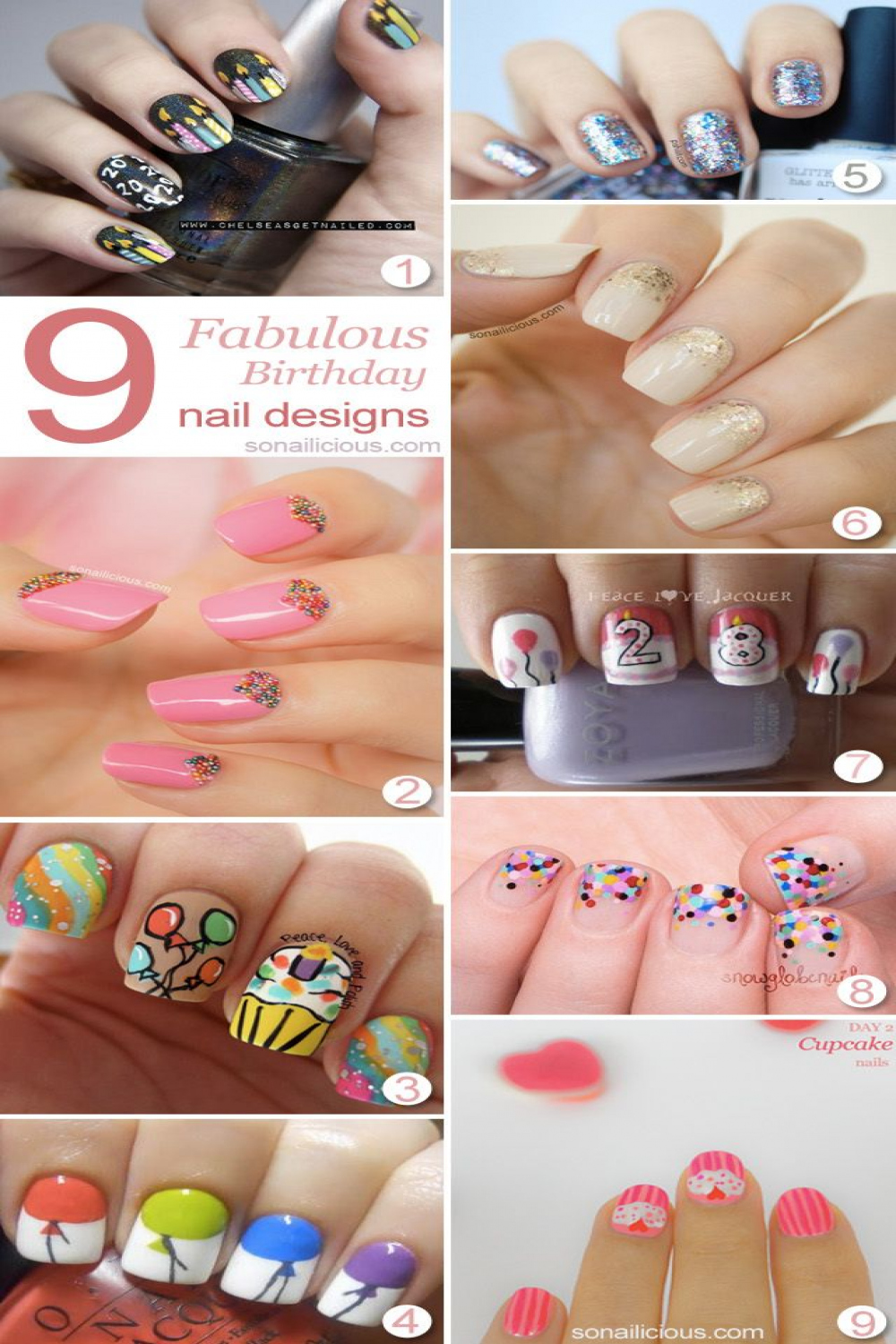 Fabulous Birthday Nails to Inspire in   Birthday nail