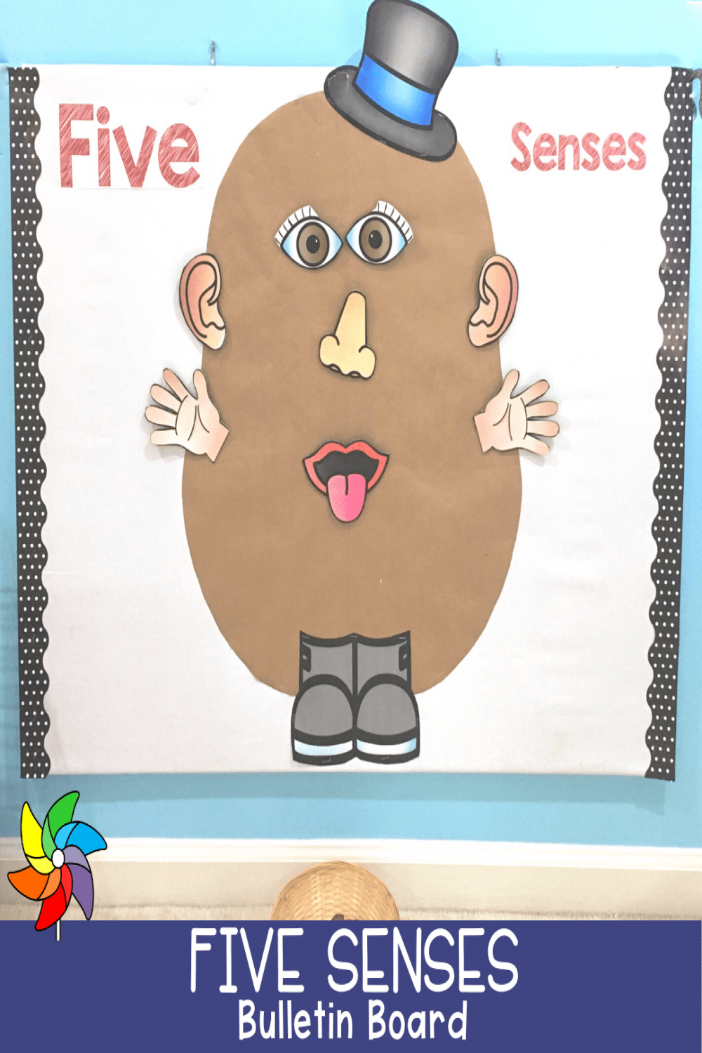 Five Senses Interactive Bulletin Board - Play to Learn Preschool