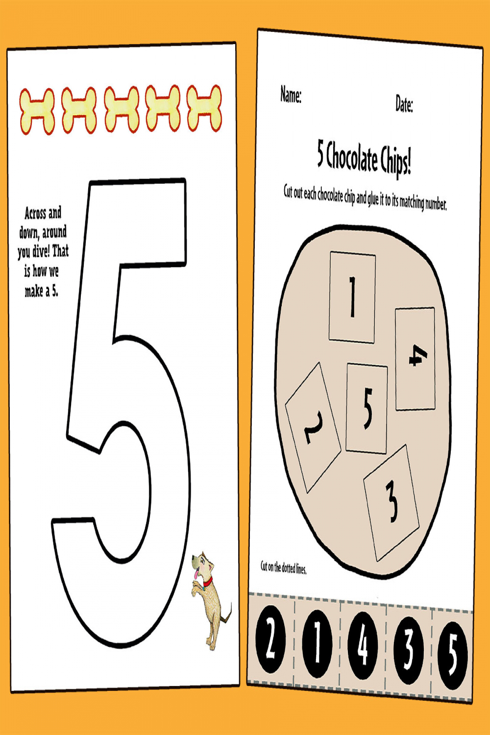 FREE Number  Worksheets for Preschool ⋆ The Hollydog Blog