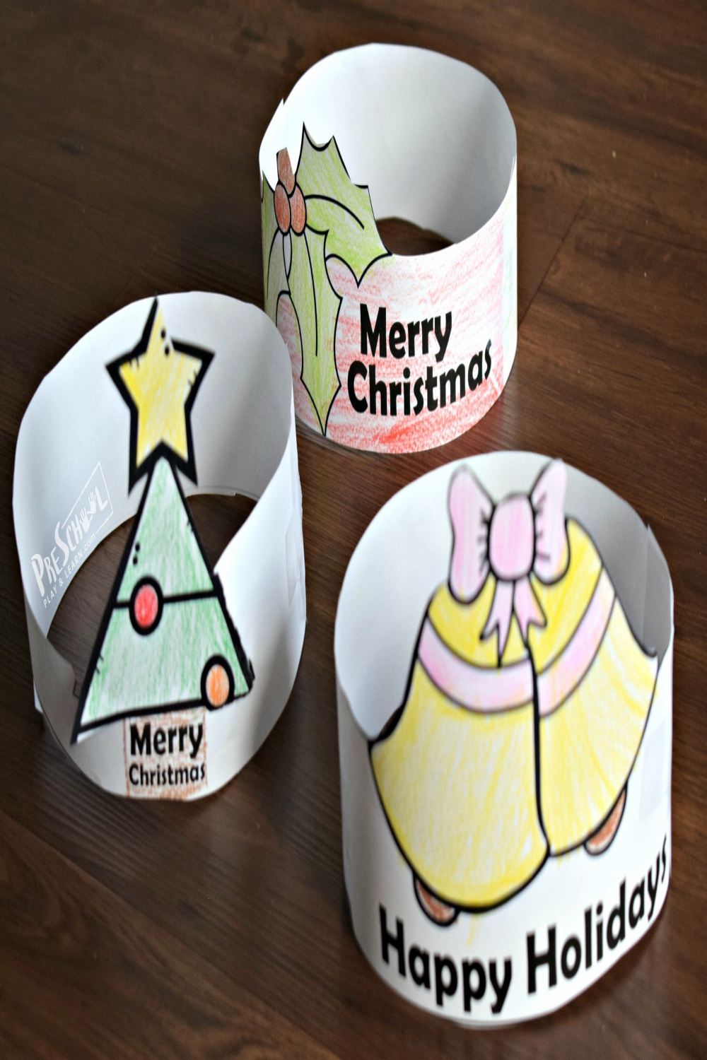 🎄 FREE Printable Christmas Hat Template - Preschool Crafts