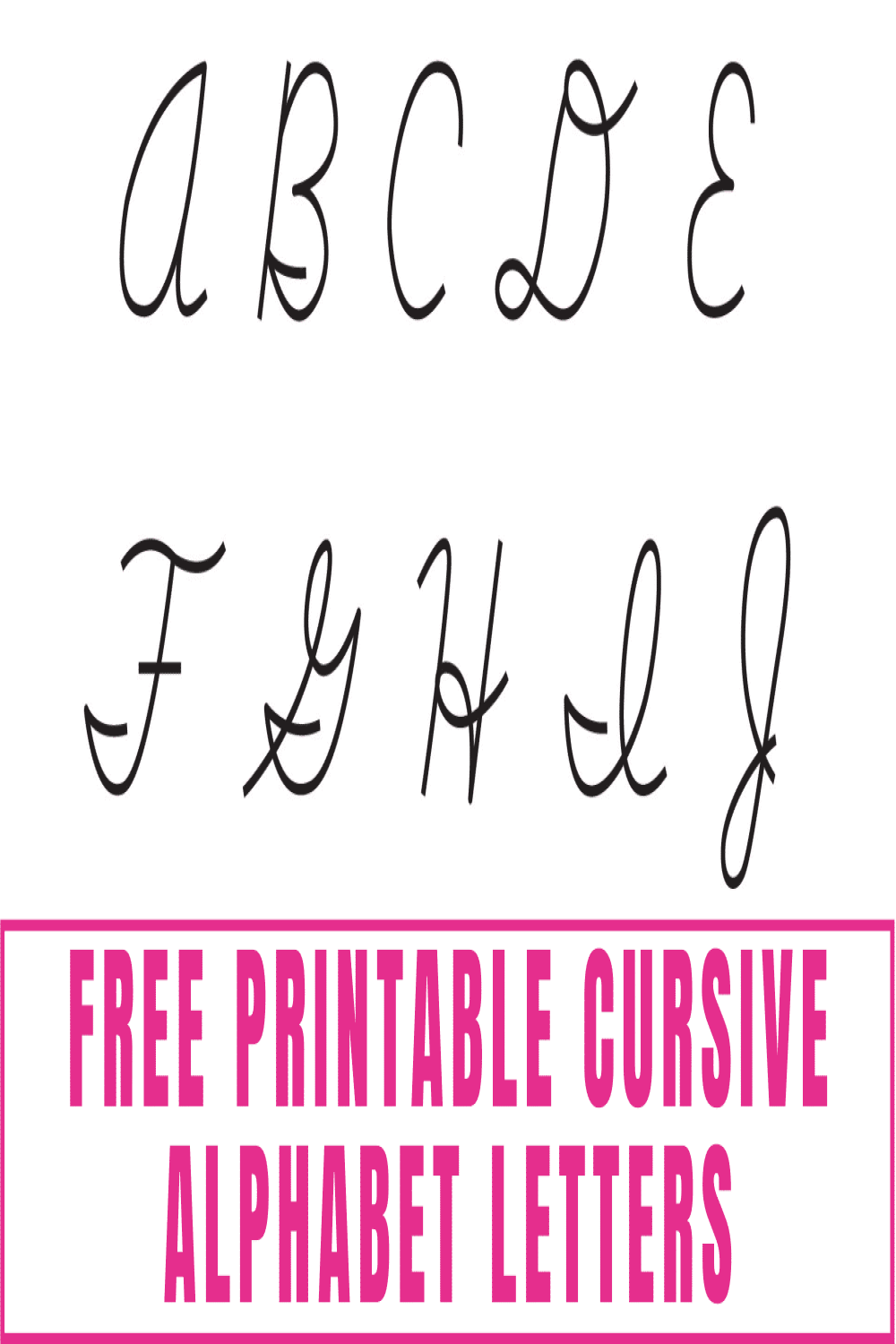 Free Royal Fancy Cursive Letters Practice Sheets - Freebie Finding Mom