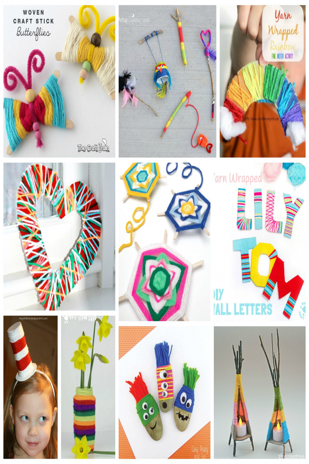 Fun Fantastic Yarn Crafts – The Pinterested Parent