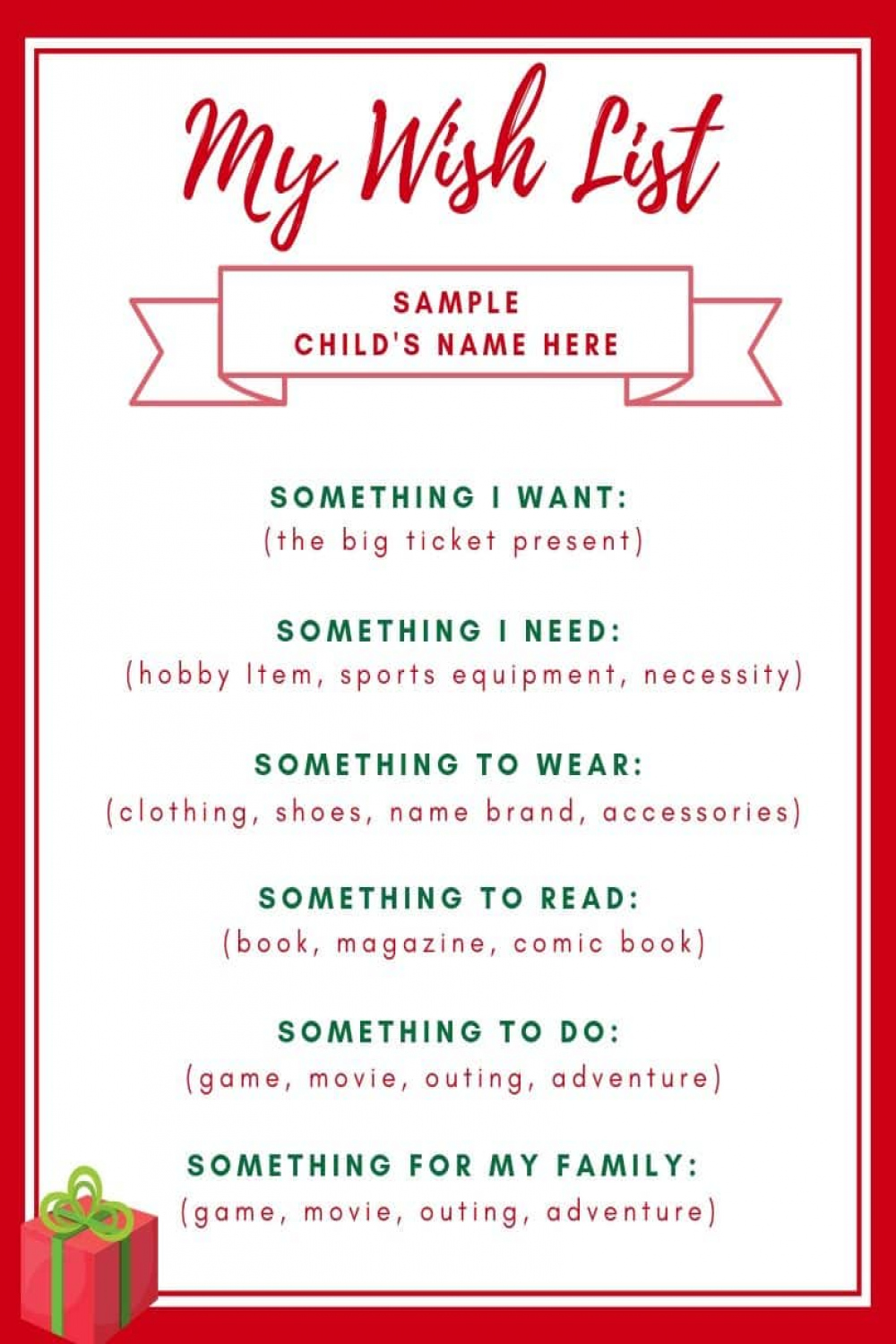 Gift Rule Christmas: Want, Need, Wear & Read (Best of )