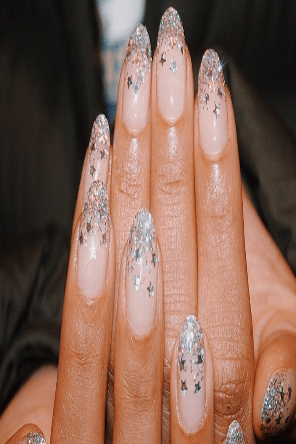 Glitter Ombré Nail Designs For Your "Bejeweled" Era