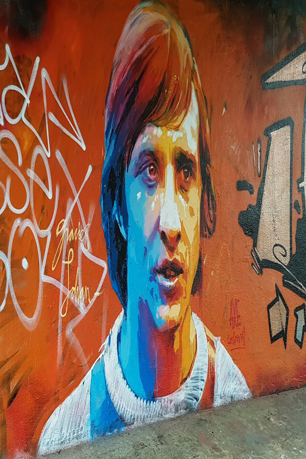 Graffiti Johan Cruyff Football - Kostenloses Foto auf Pixabay