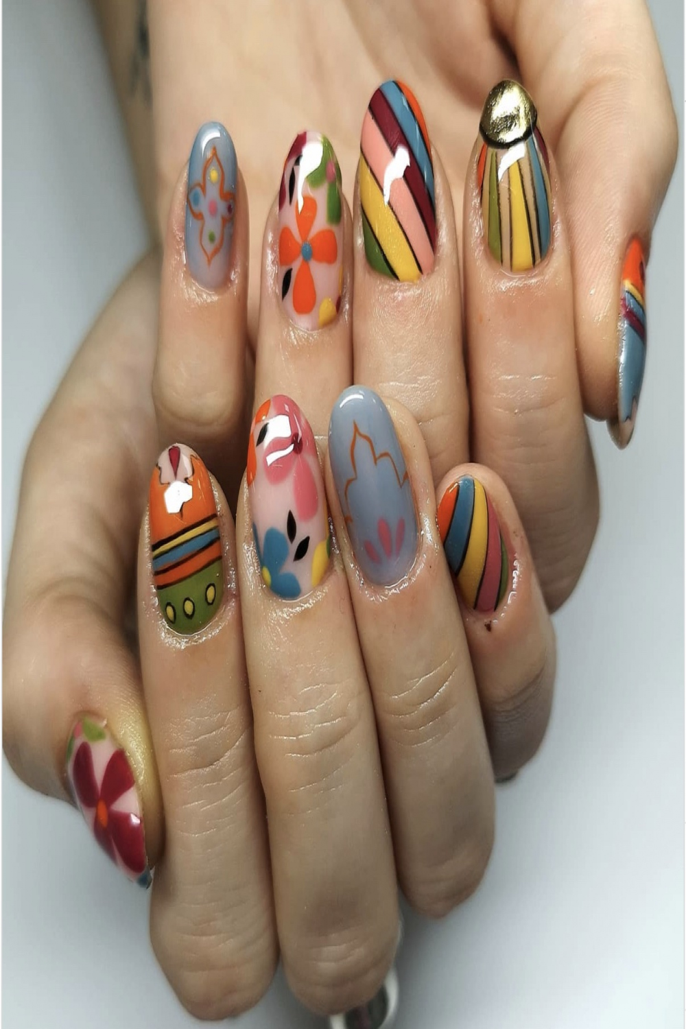 Groovy s Nail Trends for a Funky Look - Modern Meets Boho