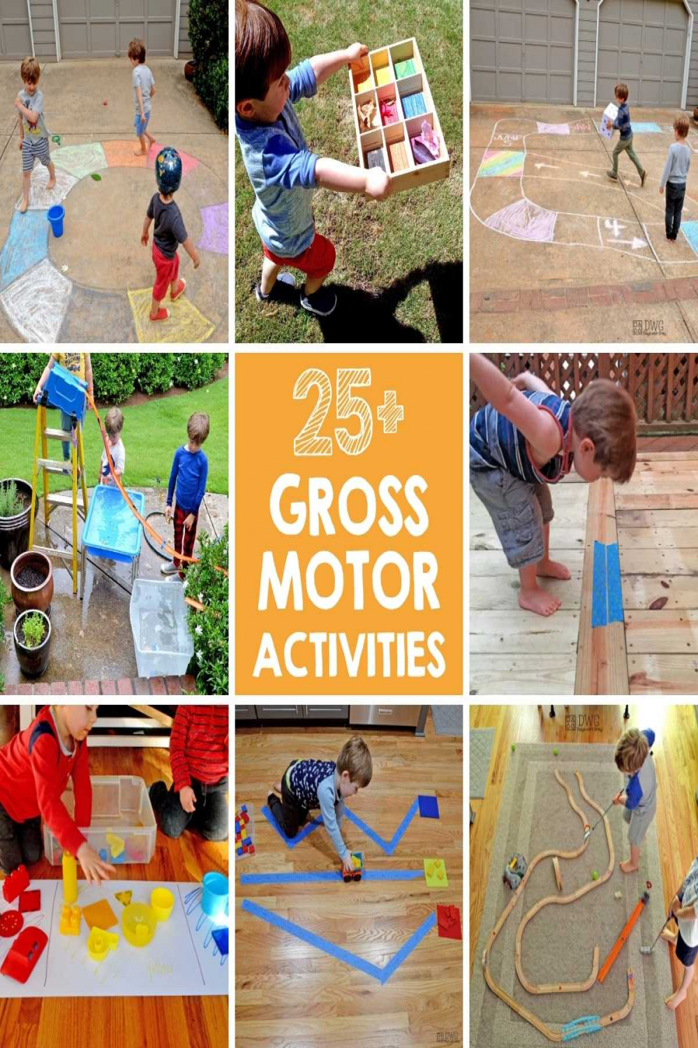 Gross Motor Skills and Activities - Days With Grey