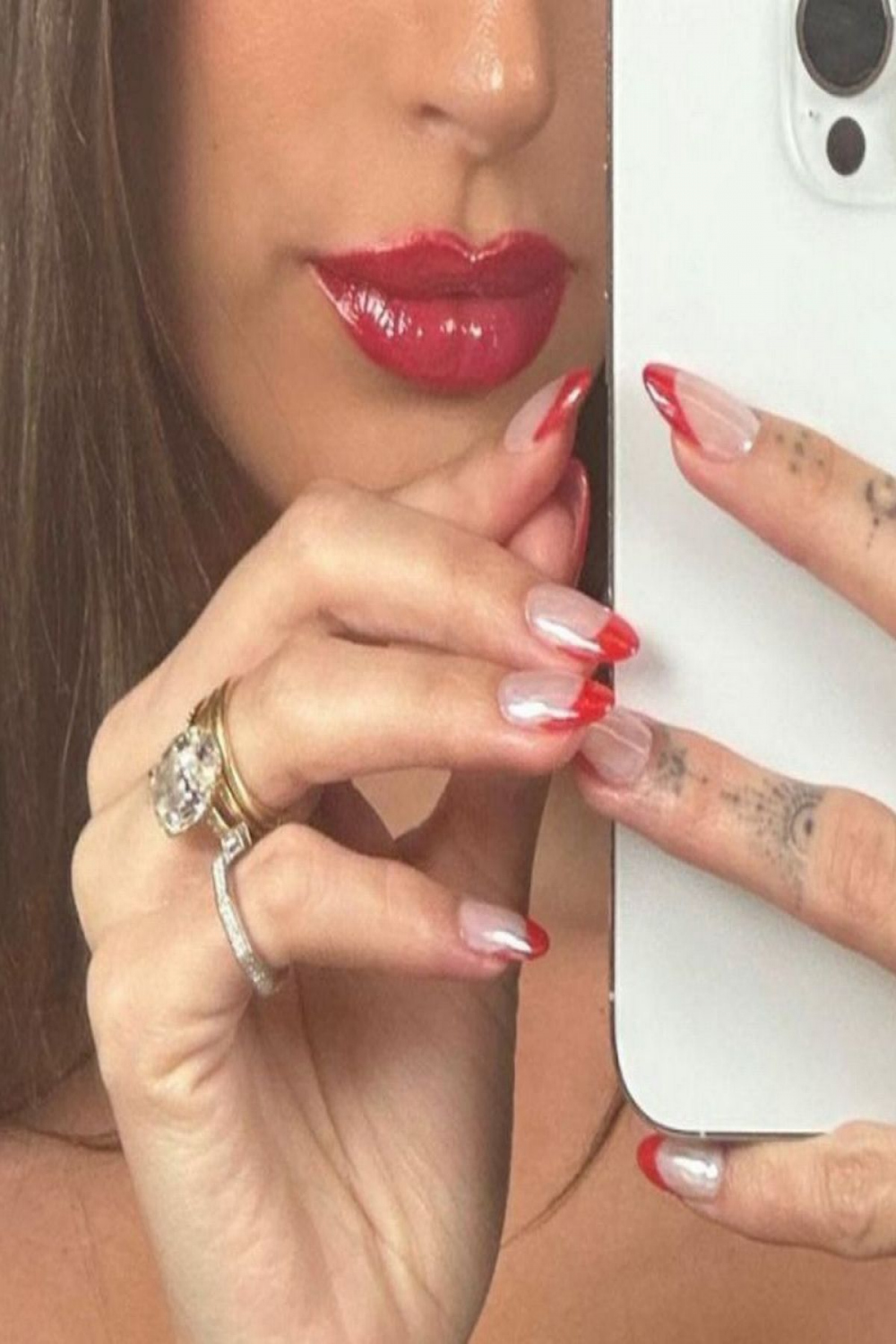 Hailey Bieber starts a new festive manicure craze with 