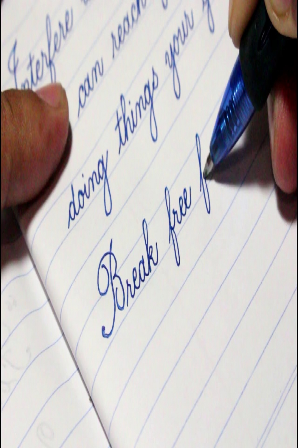 Handwriting practice Day   English cursive handwriting practice   Inspiration  (Gel Pen)