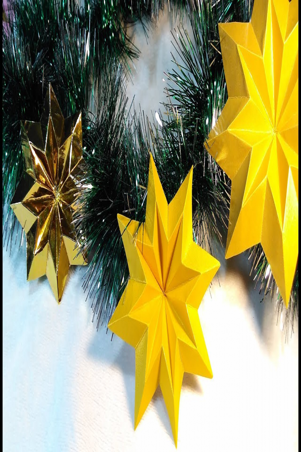 How to make paper Star. Easy origami star! Christmas ornament - star.