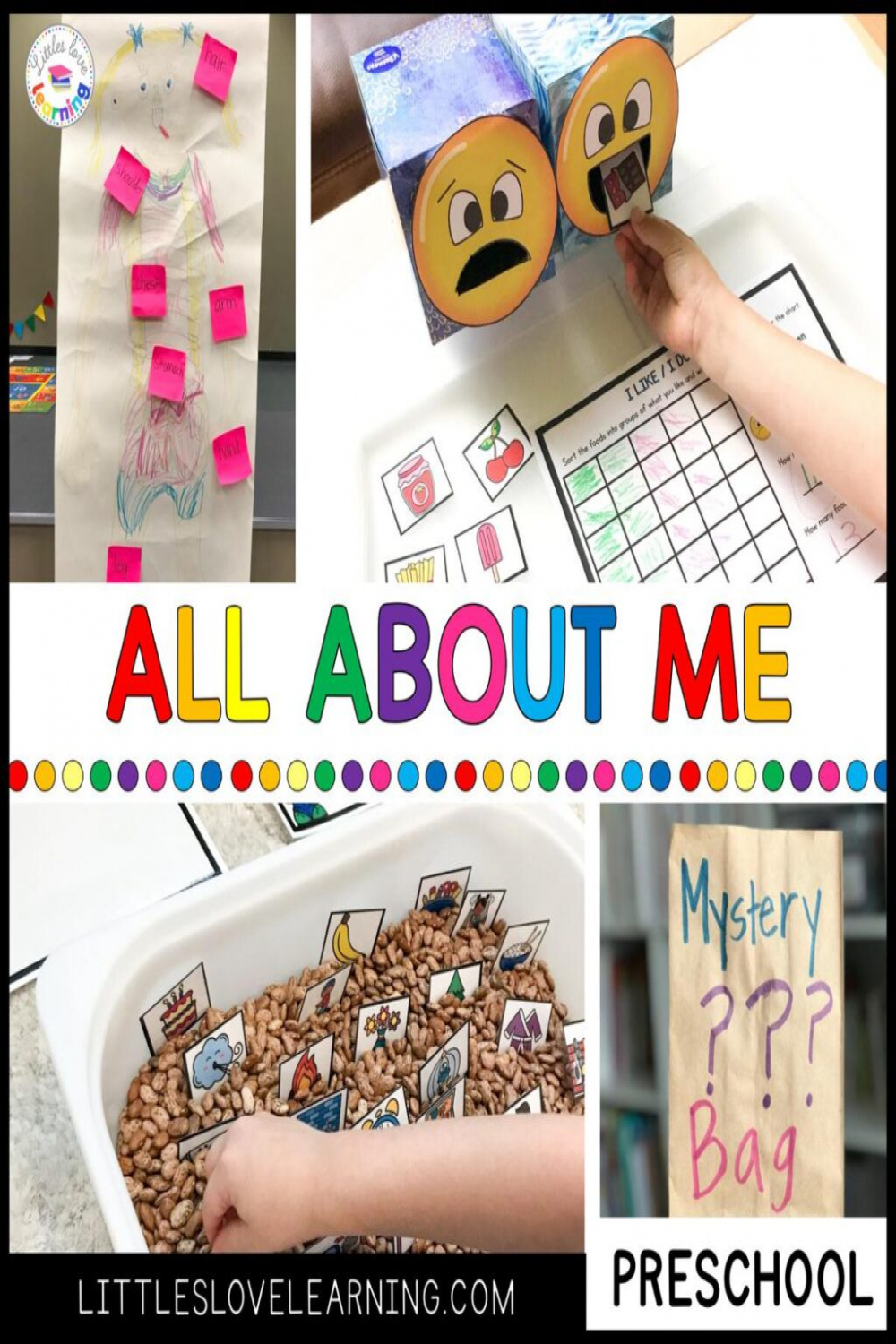 I Love Me! + All About Me Activities for Preschool & Pre-K