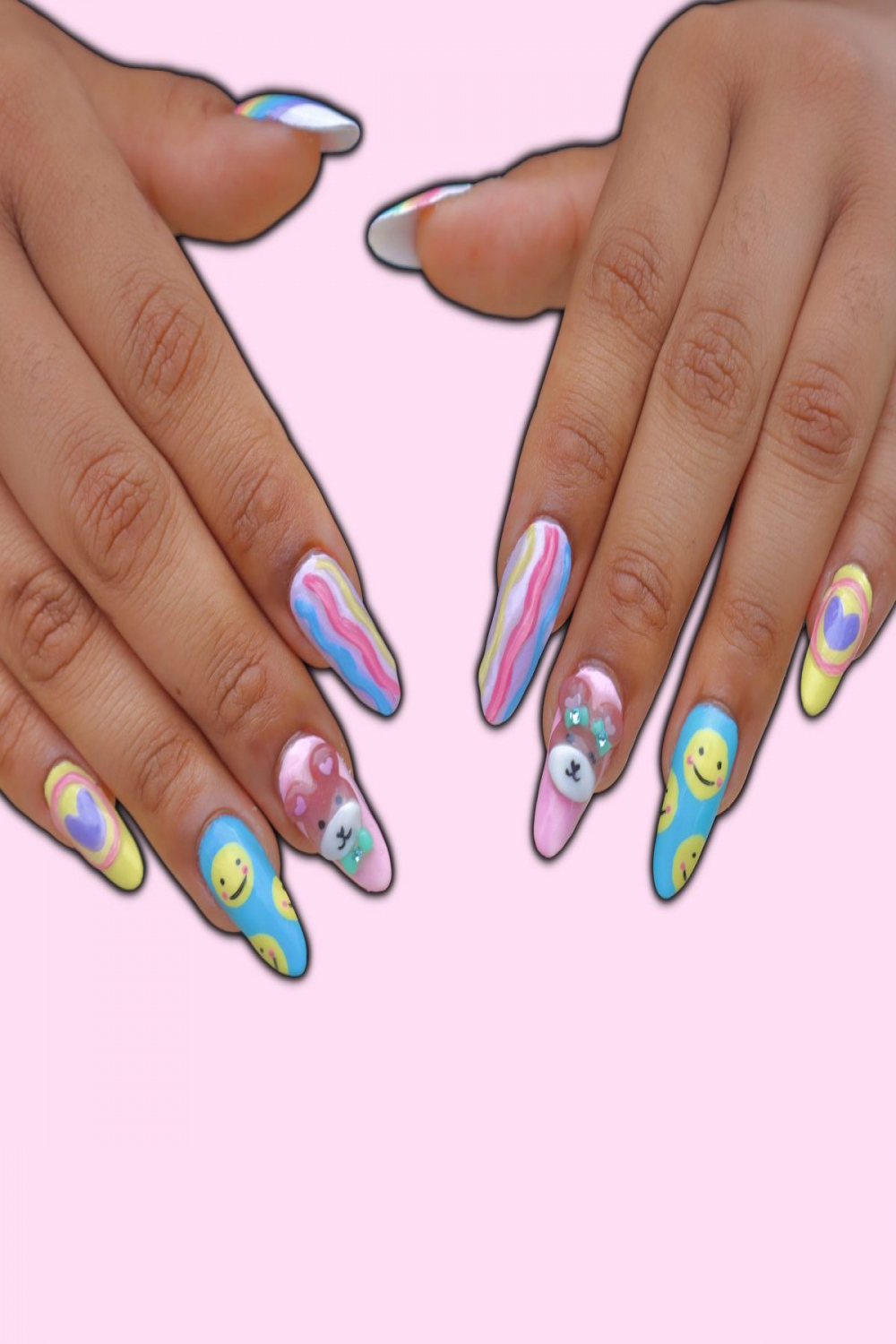 Kawaii nail art - Scratch