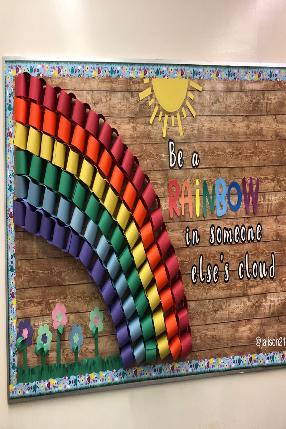 Kindness Rainbow Bulletin Board  Rainbow bulletin boards