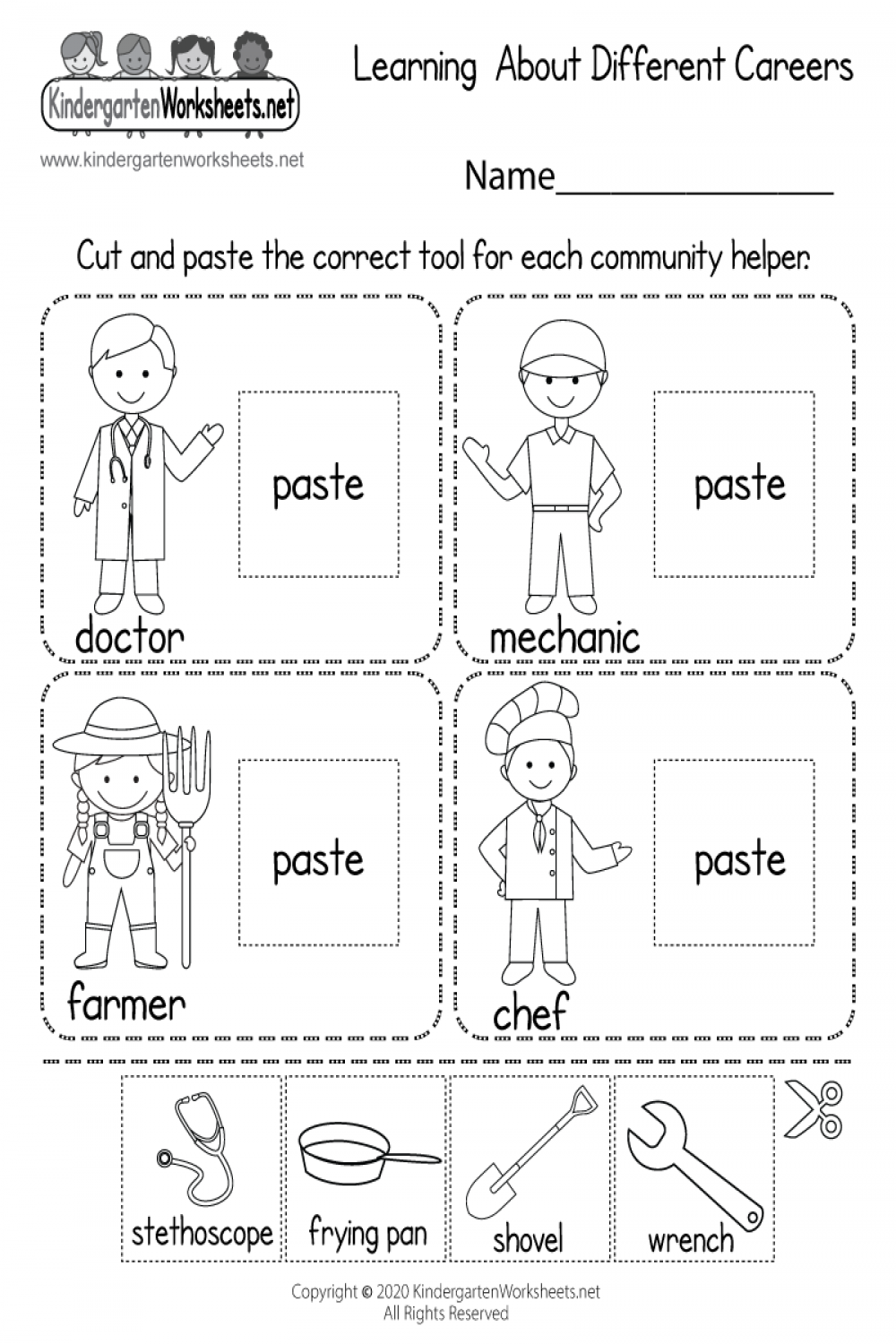 Learning About Careers Worksheet - Free Printable, Digital, & PDF