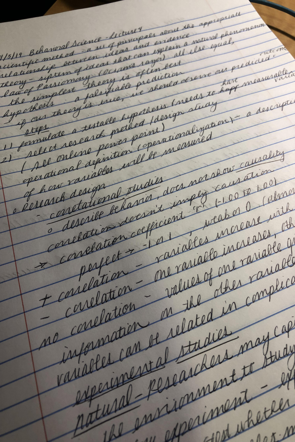 lectures notes in my normal cursive : r/Handwriting