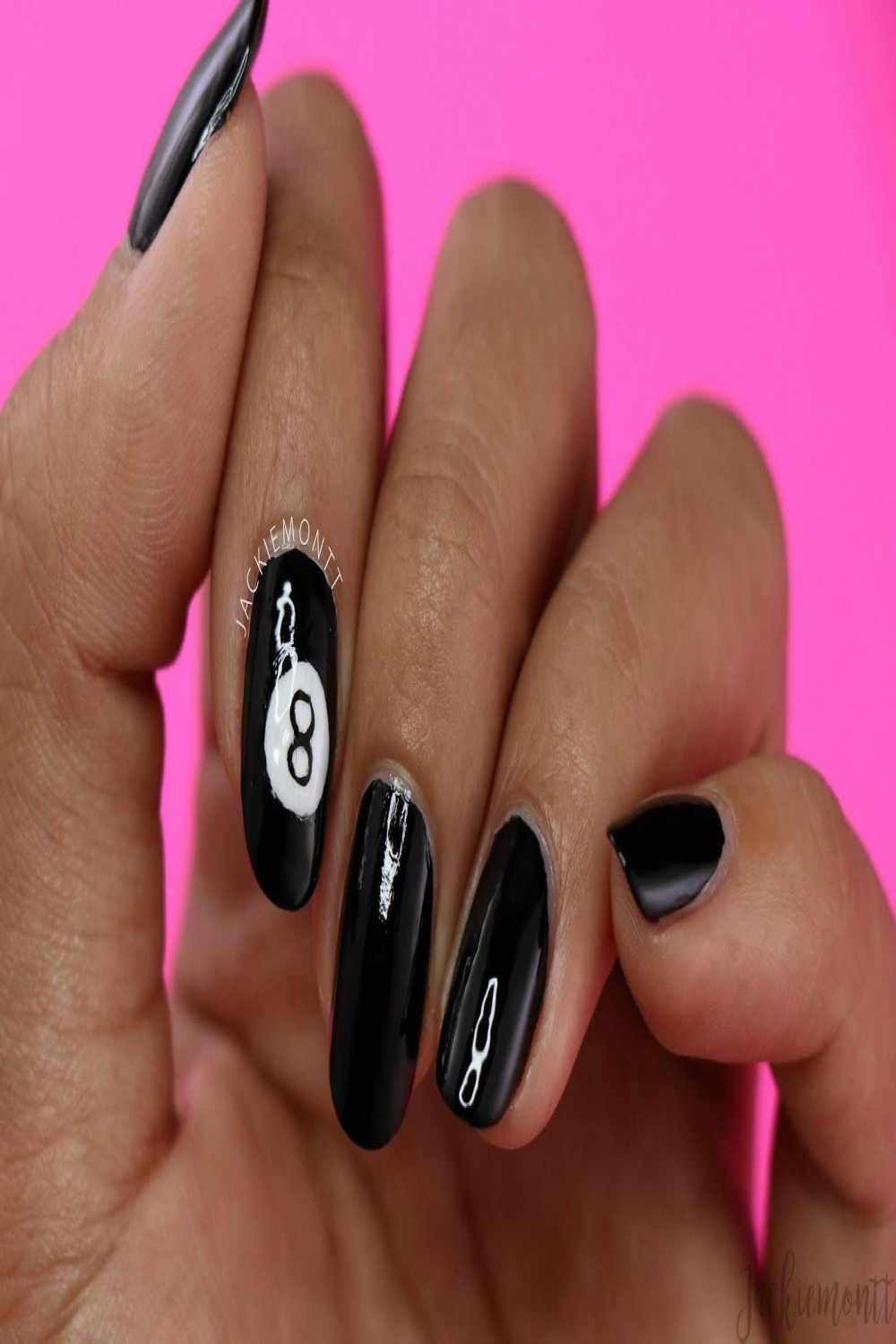 Magic -Ball Nail Art  Halloween Nail Art   Grunge nails