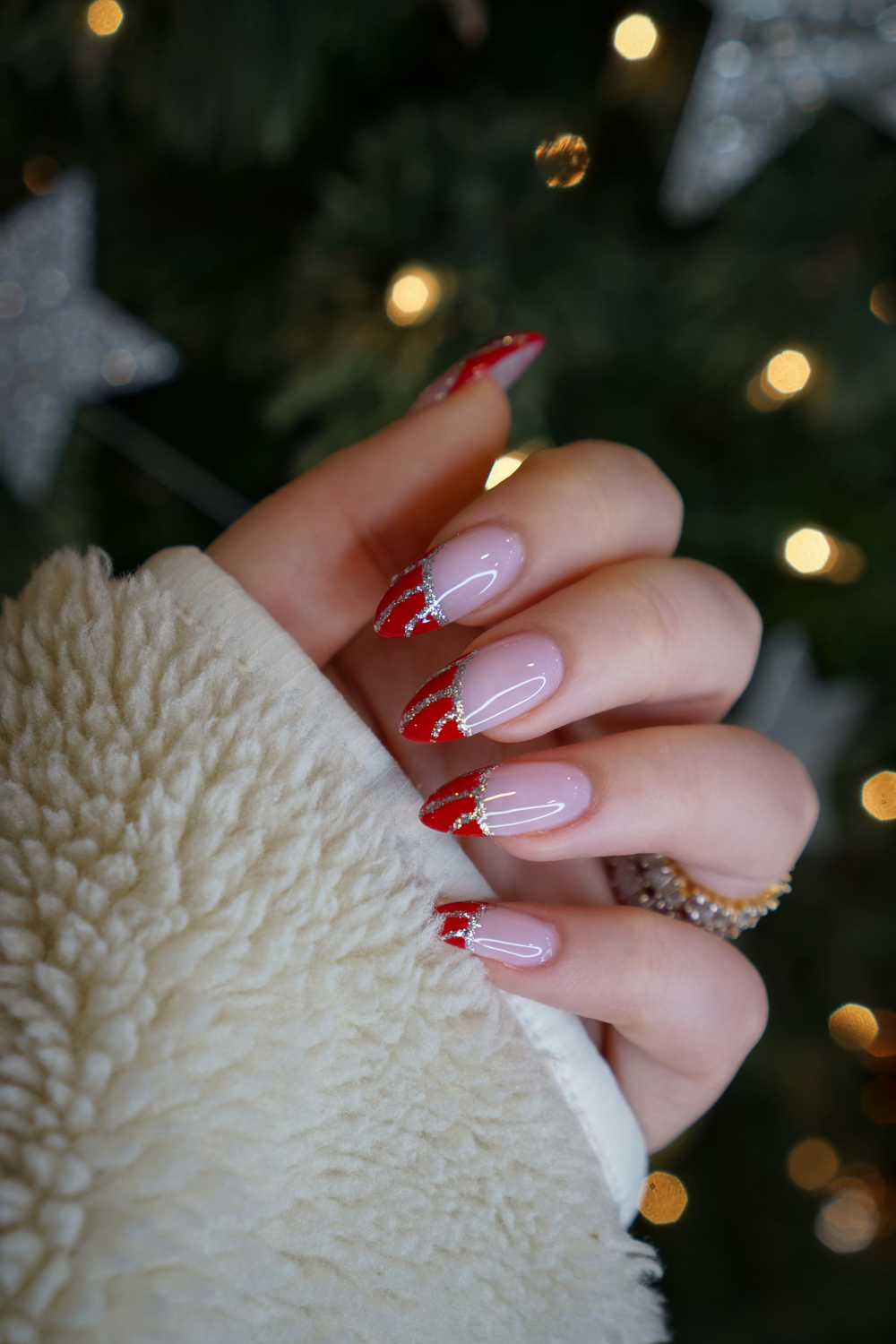 Manicure of the Month: Candy Cane Nails - living after midnite