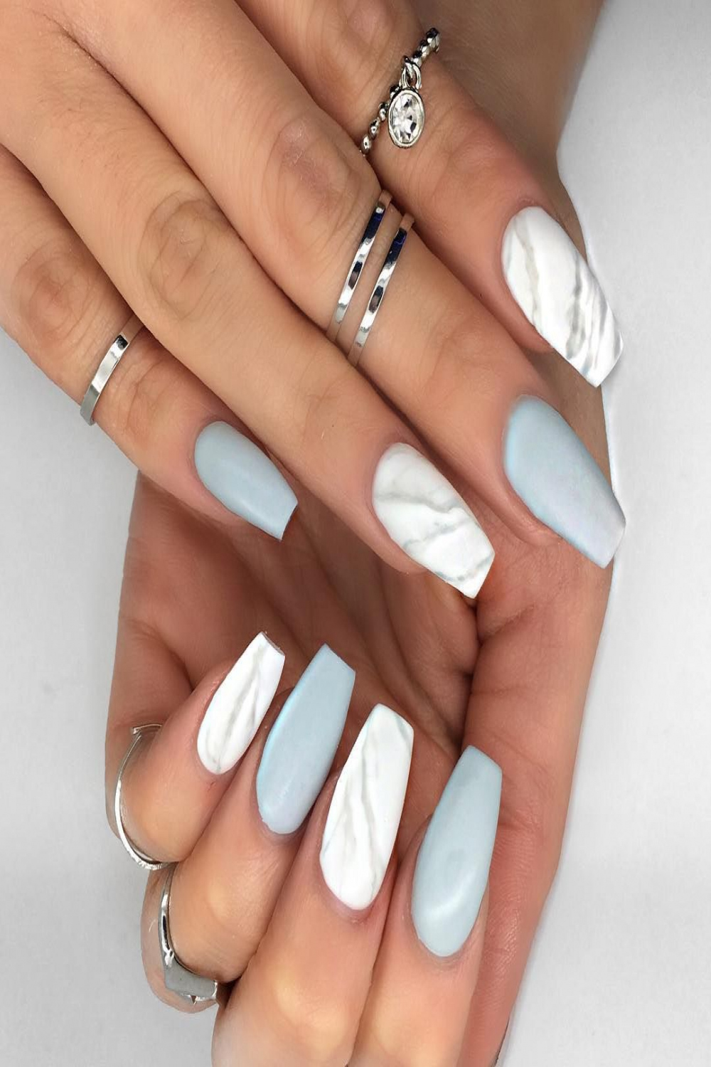 marble nails  @blackfilenails  Best acrylic nails, Nails, Nail