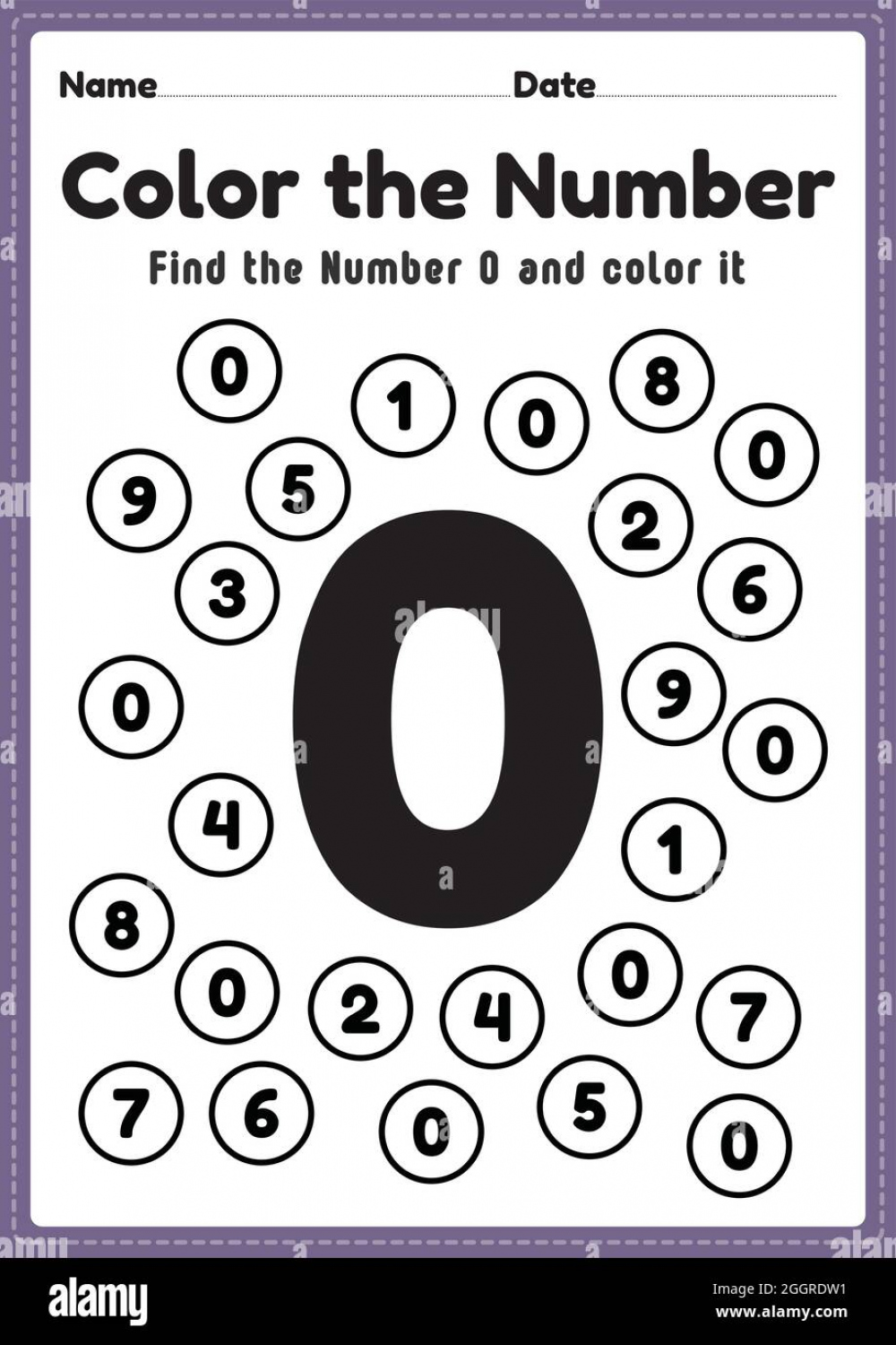 Math coloring & counting number  worksheet maths activities for