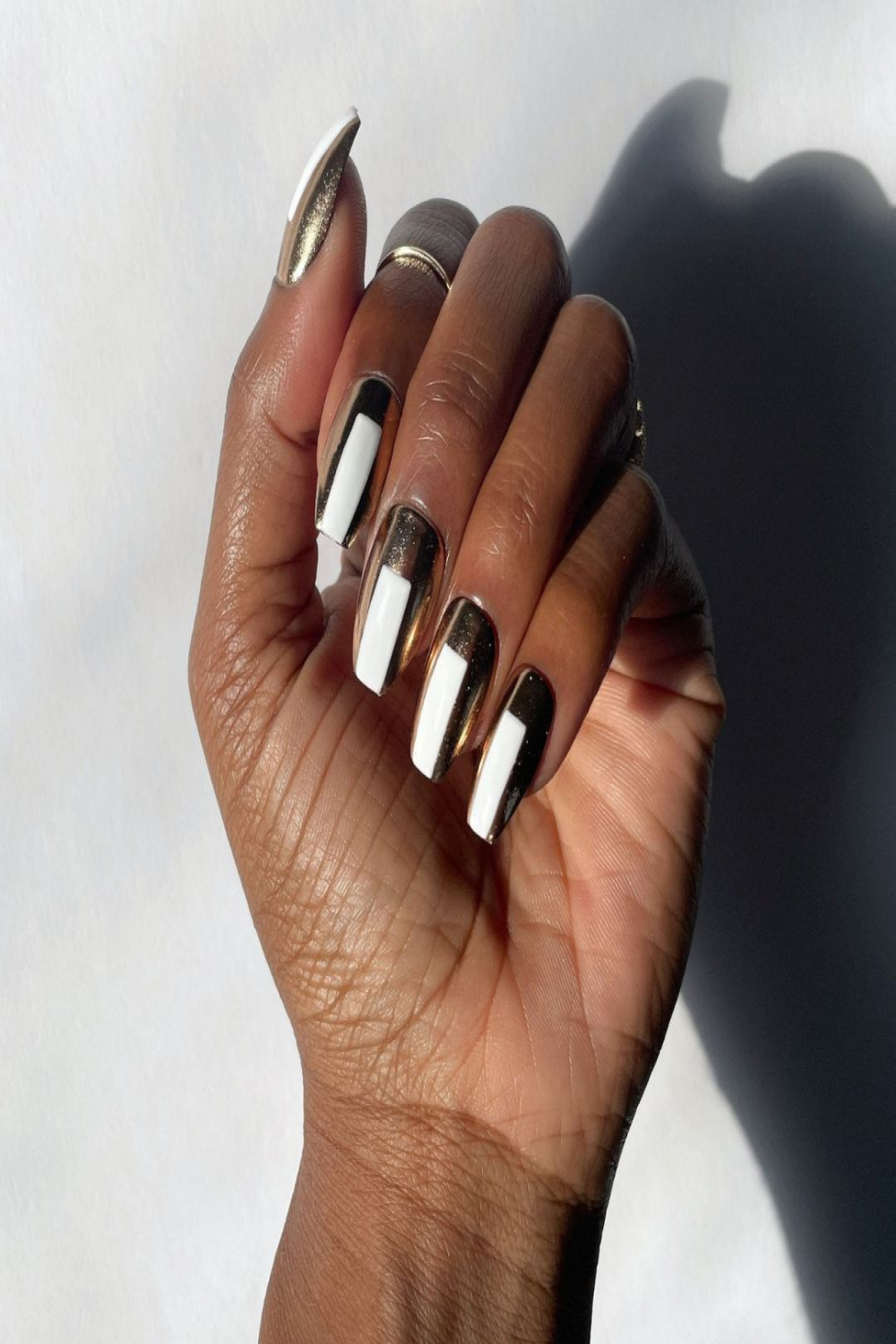 + Metallic and Chrome Nail Designs on Black and Brown Skin