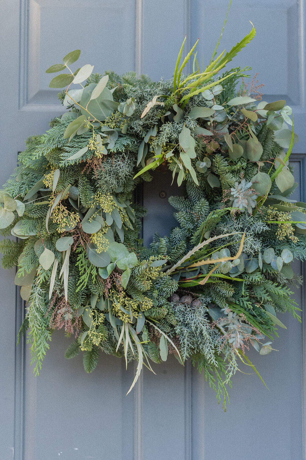 Mixed Foliage Wreath — Bramble & Willow