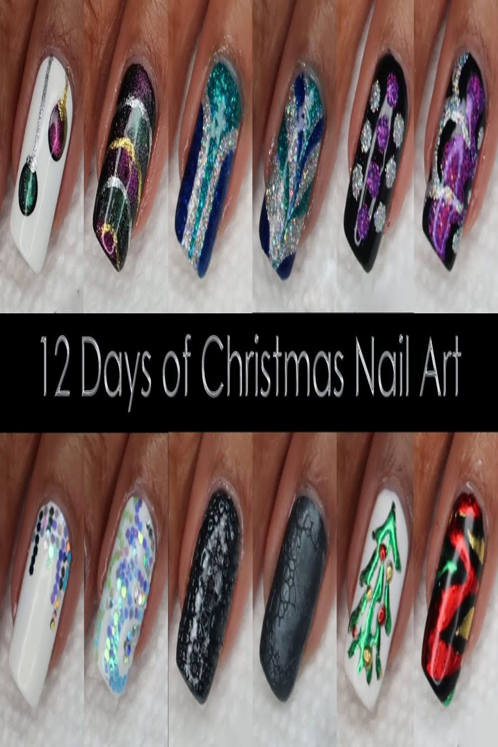 Nail Art Compilation   Days of Christmas   MSLP